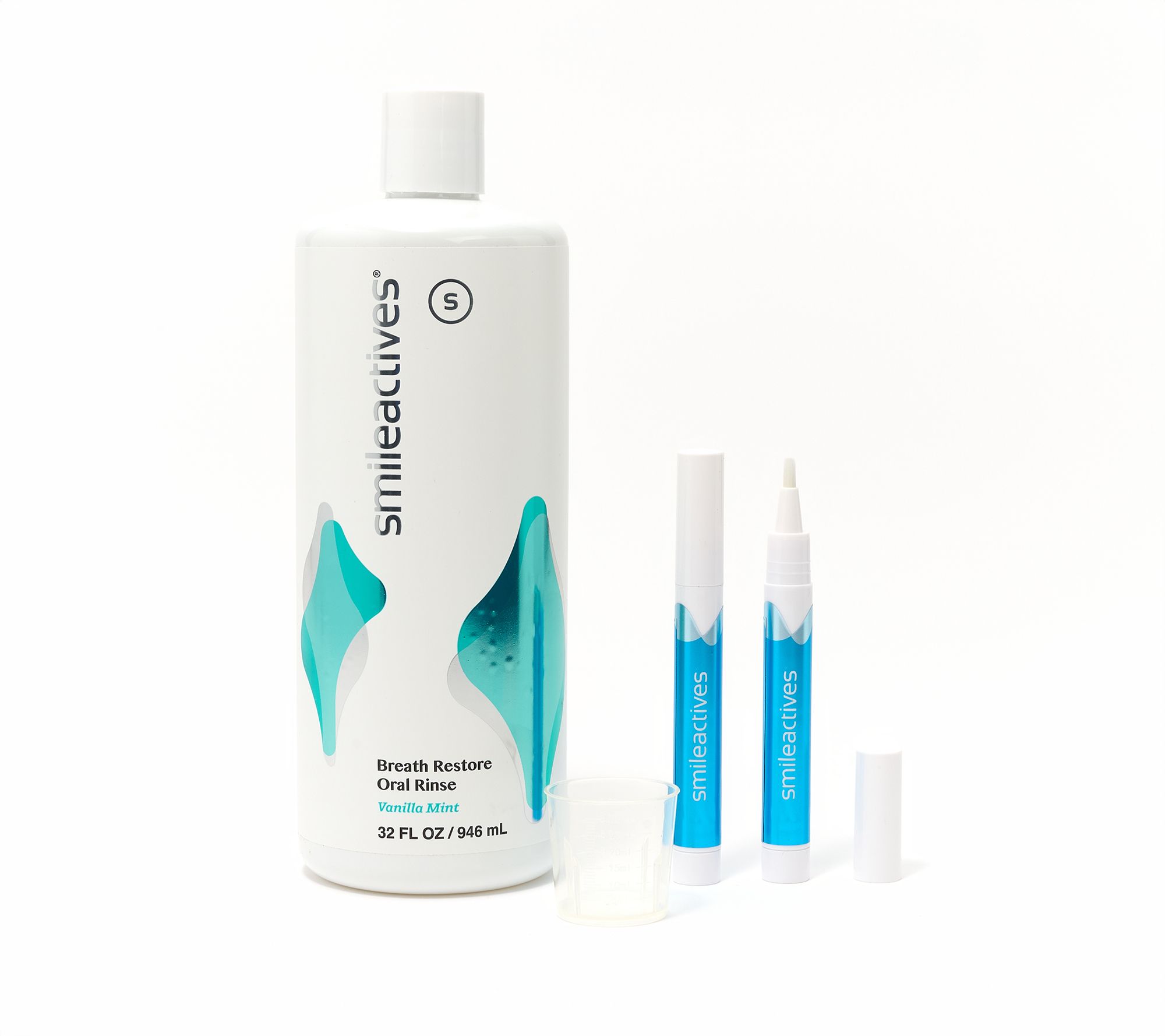 Smileactives Fresh Breath Bundle w/ Oral Rinse & Whitening Pens