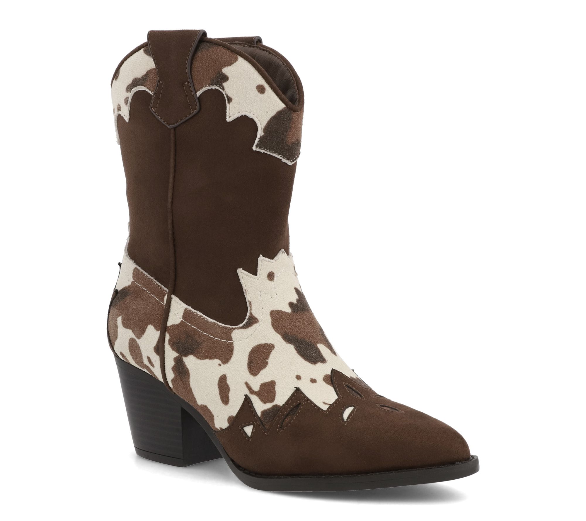 MIA Pointed Toe Western Style Boots - Sonni