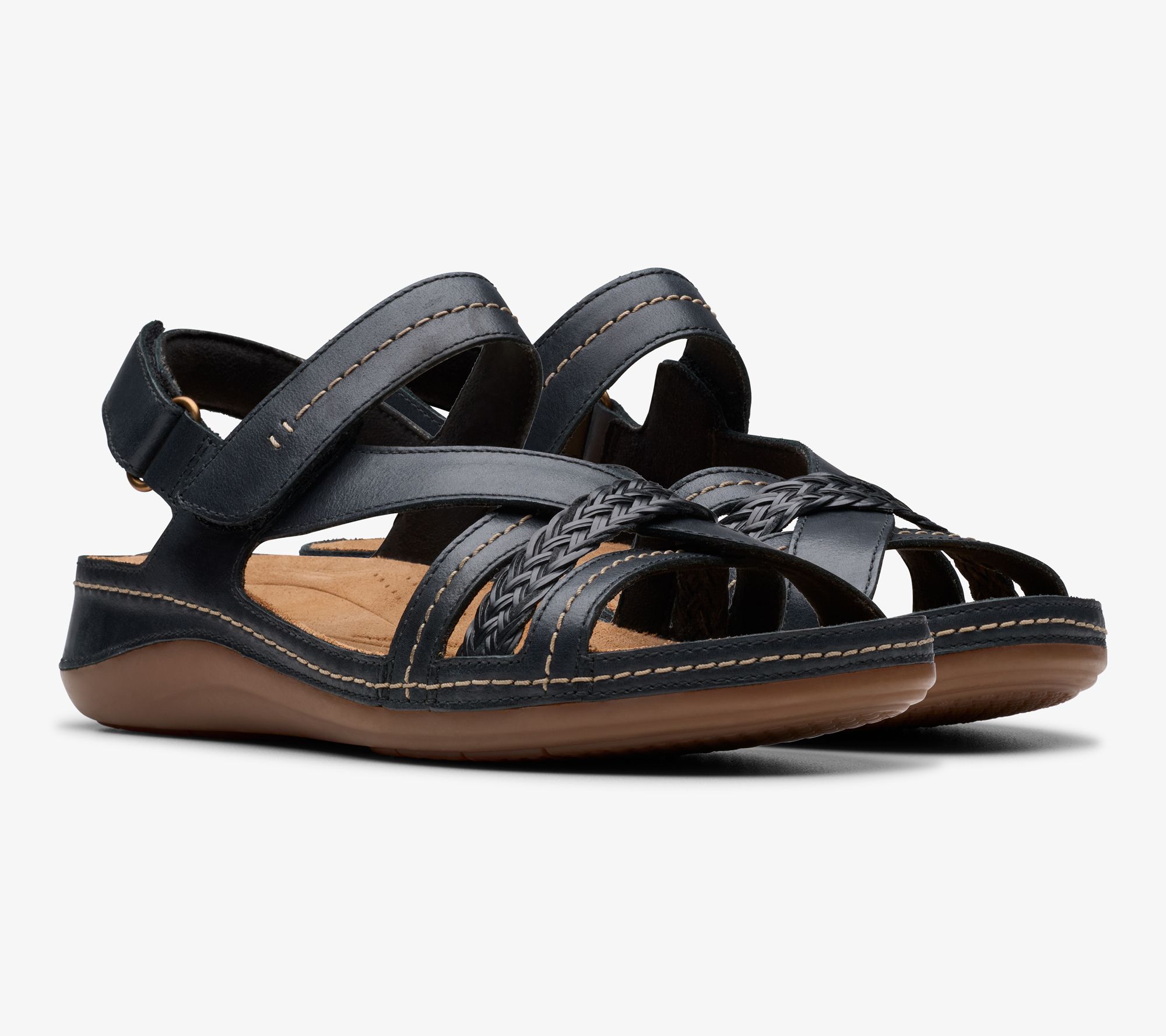 Clarks Artisan Adjustable Leather Sandals -Cecily Strap