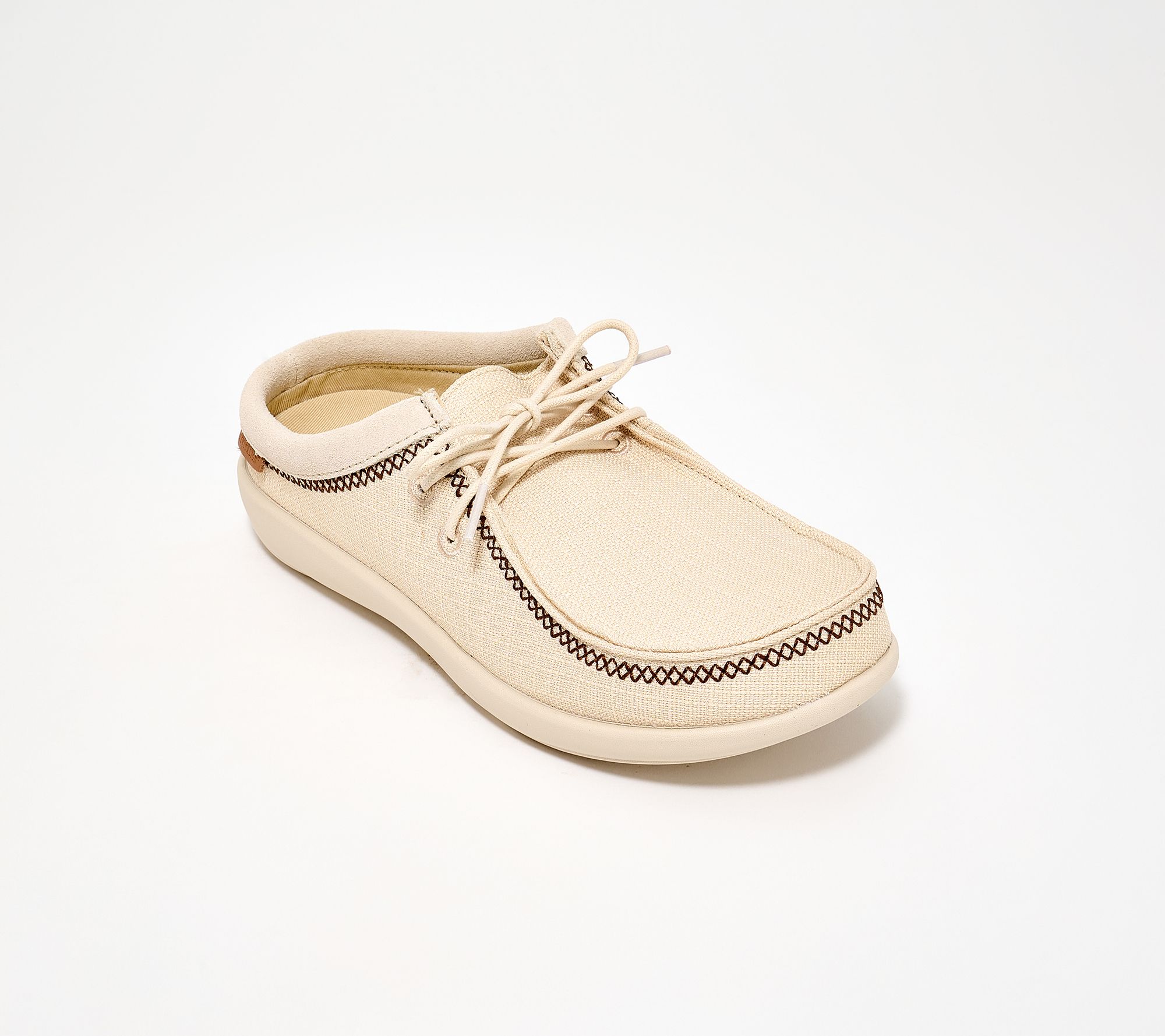 Revitalign Orthotic Canvas Stitched Mules - Siesta Surf