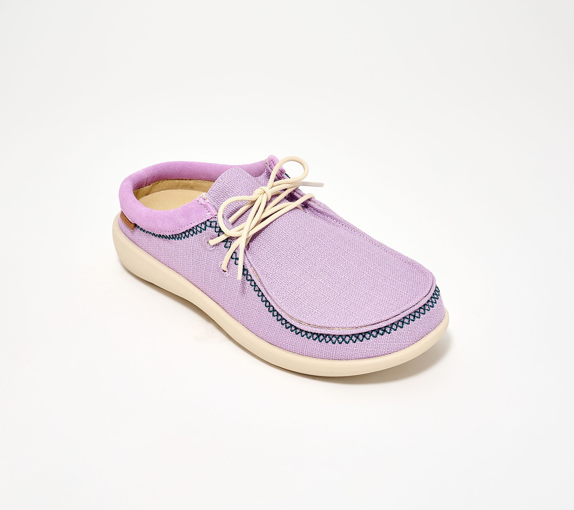 Revitalign Orthotic Canvas Stitched Mules - Siesta Surf