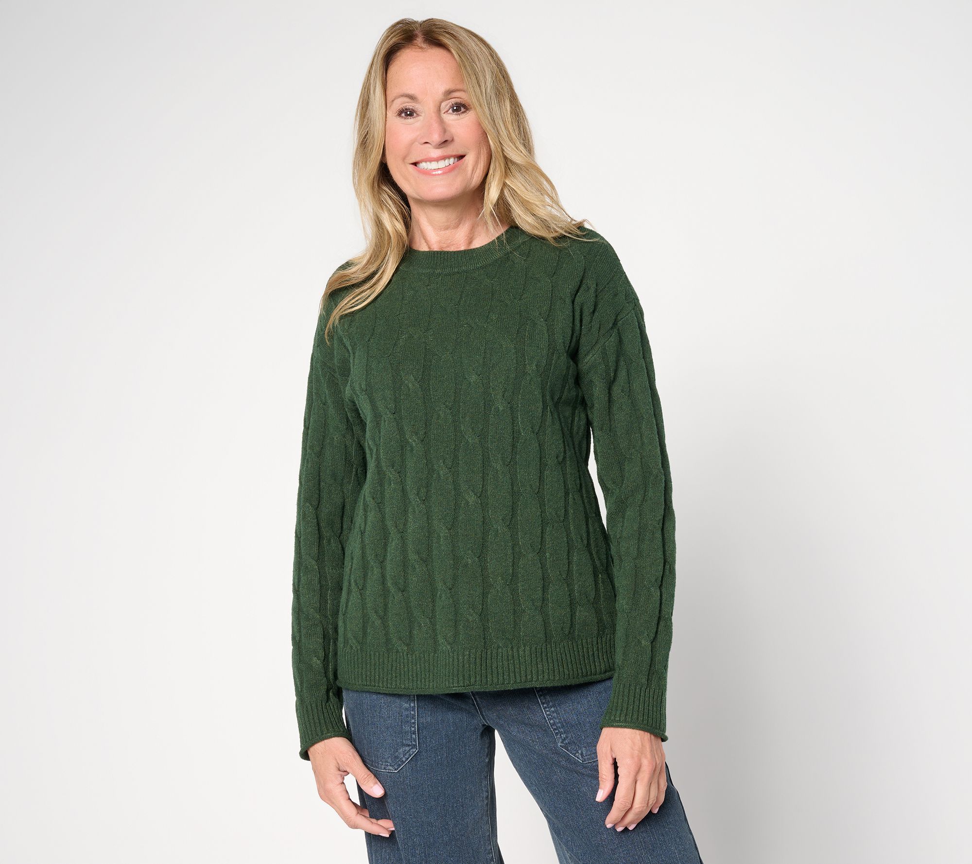 "As Is" BEAUTIFUL by Lawrence Zarian The Christine Cable Sweater