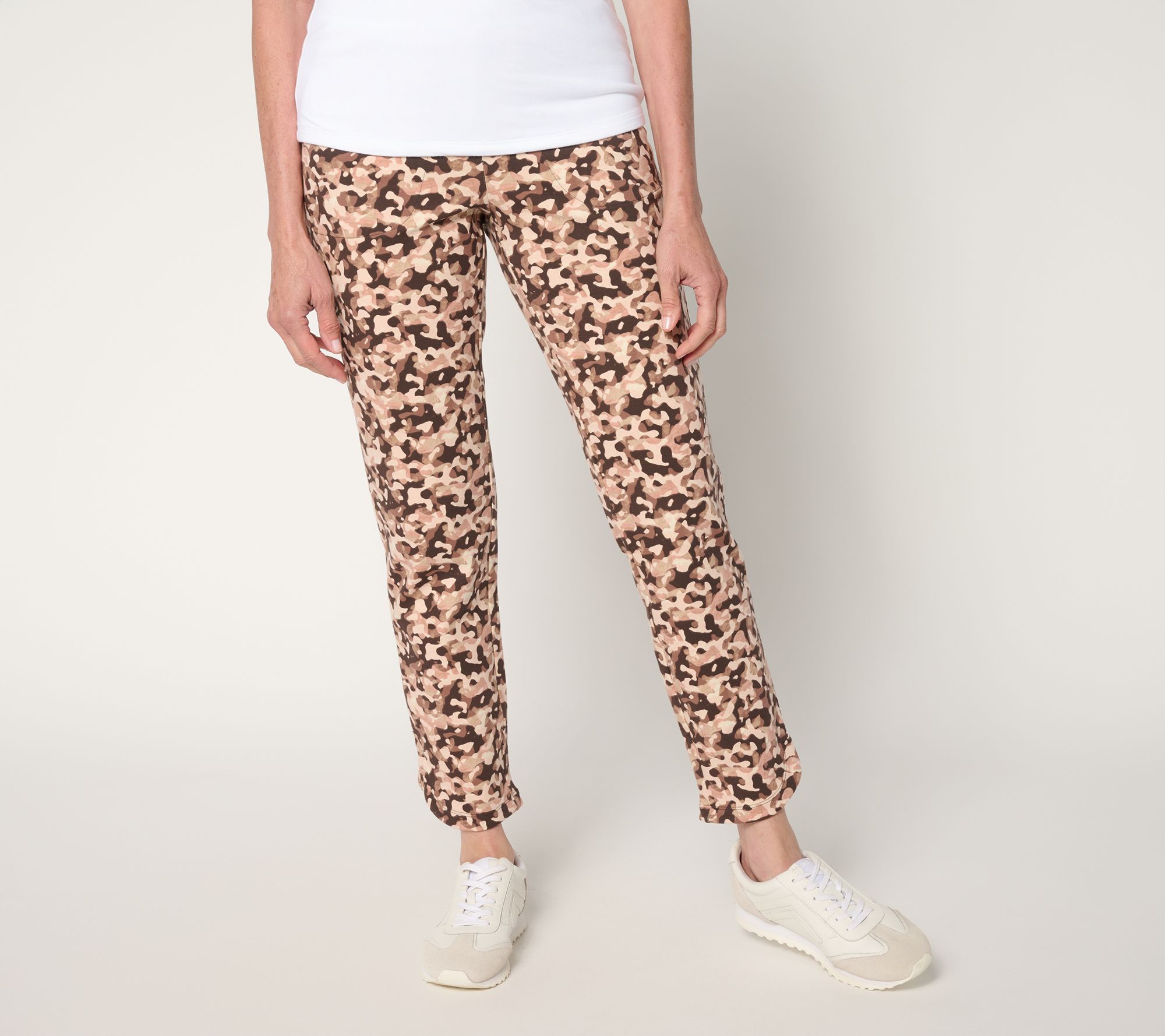 "As Is" Denim & Co. Active Regular Duo Stretch Slim Leg Ankle Pant