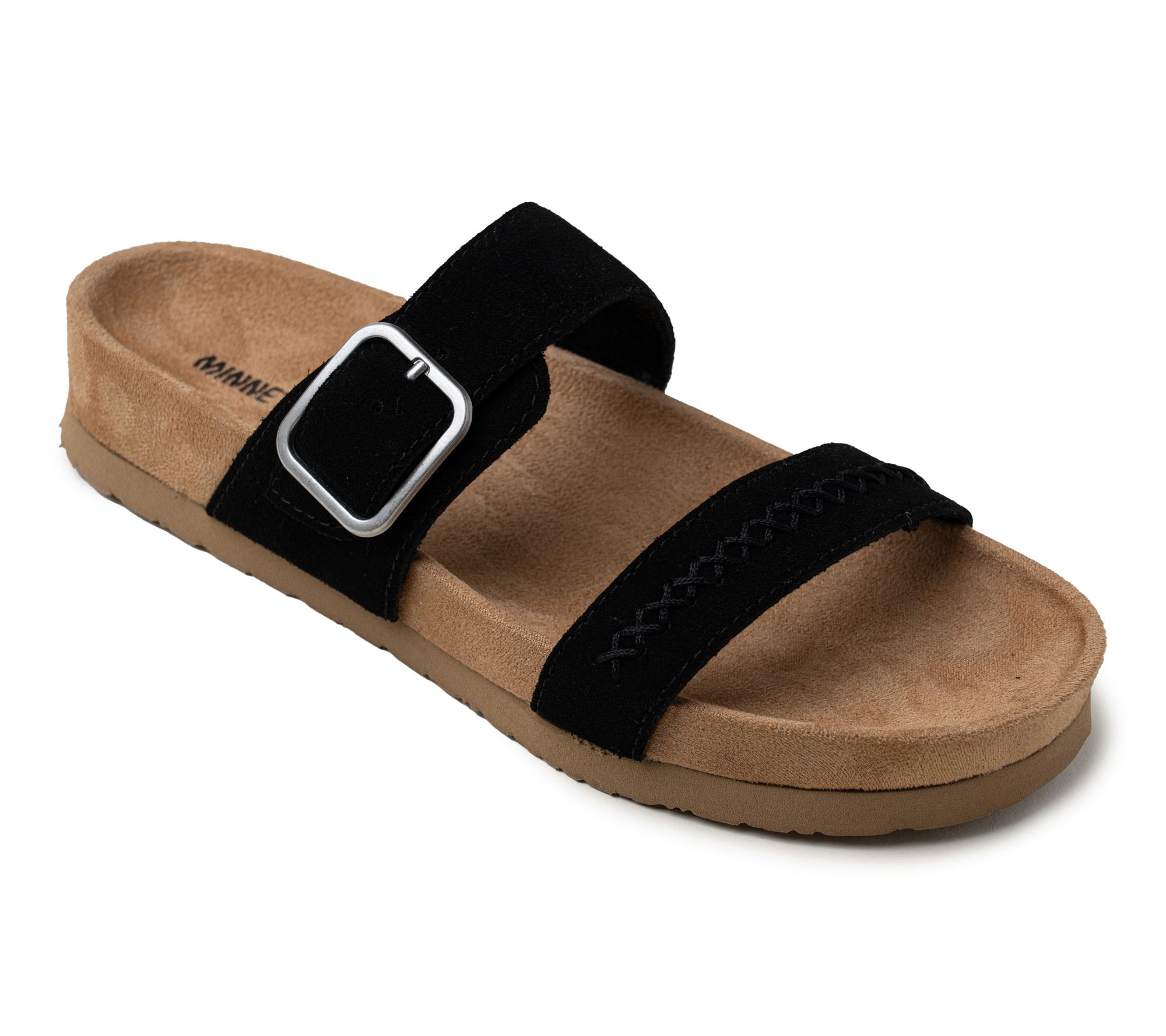 Minnetonka Women's Gideon Suede Footbed Sandal