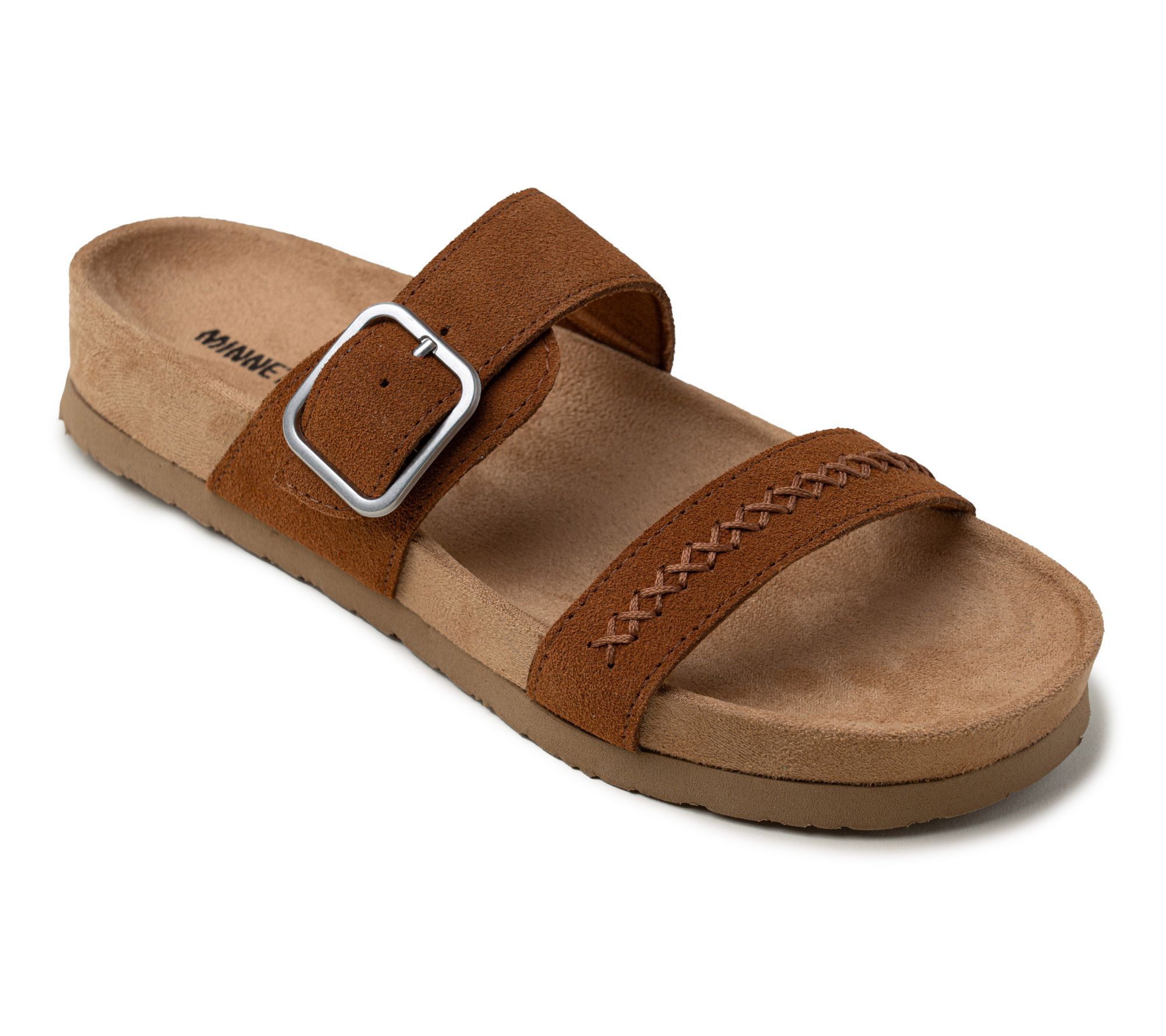 Minnetonka Women's Gideon Suede Footbed Sandal