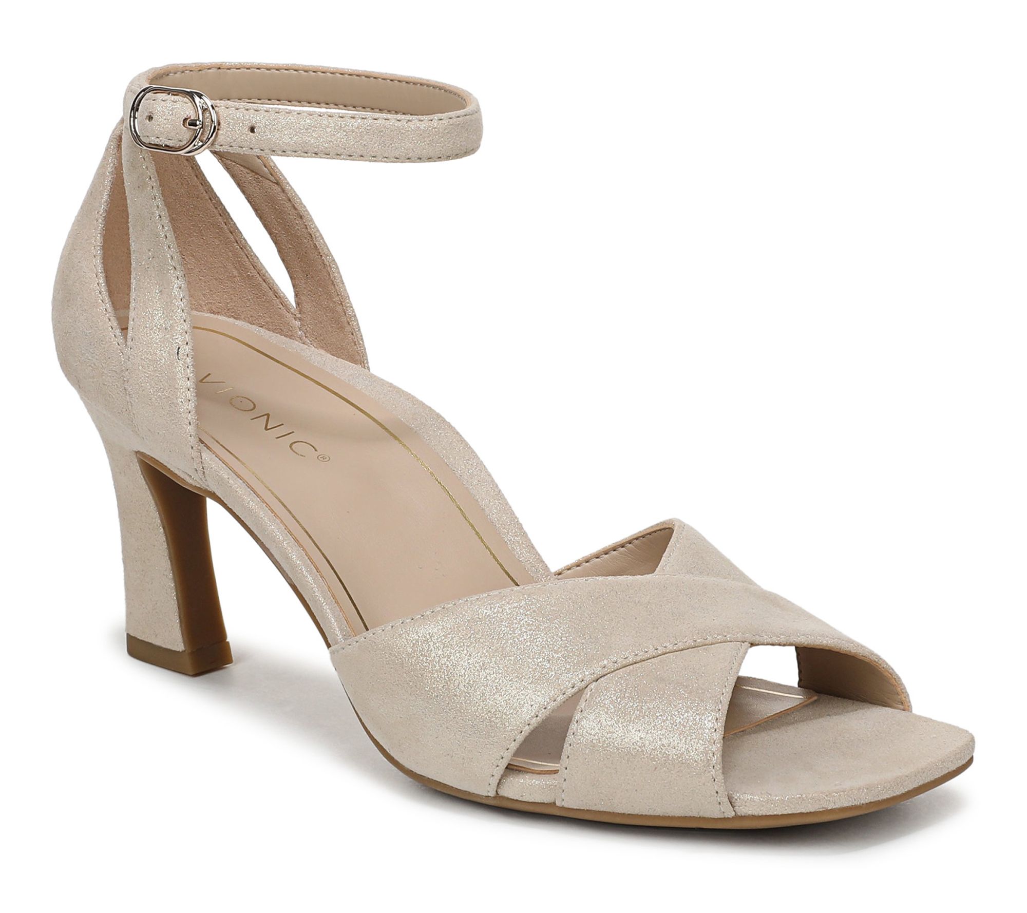 Vionic Leather Dress Sandal- Charmaine