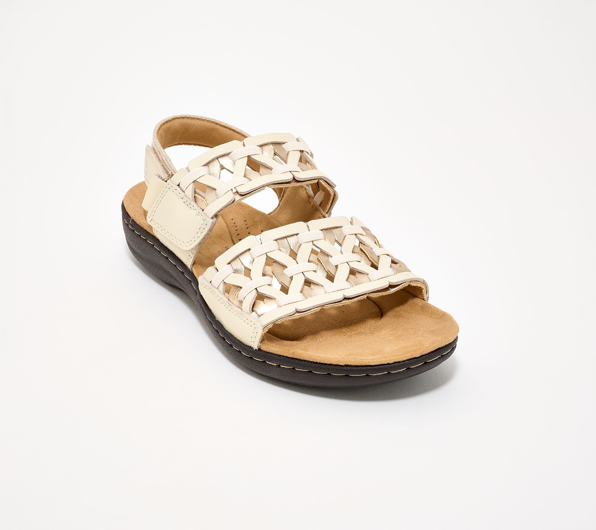 "As Is" Clarks Collection Leather Sandals - Laurieann Lily