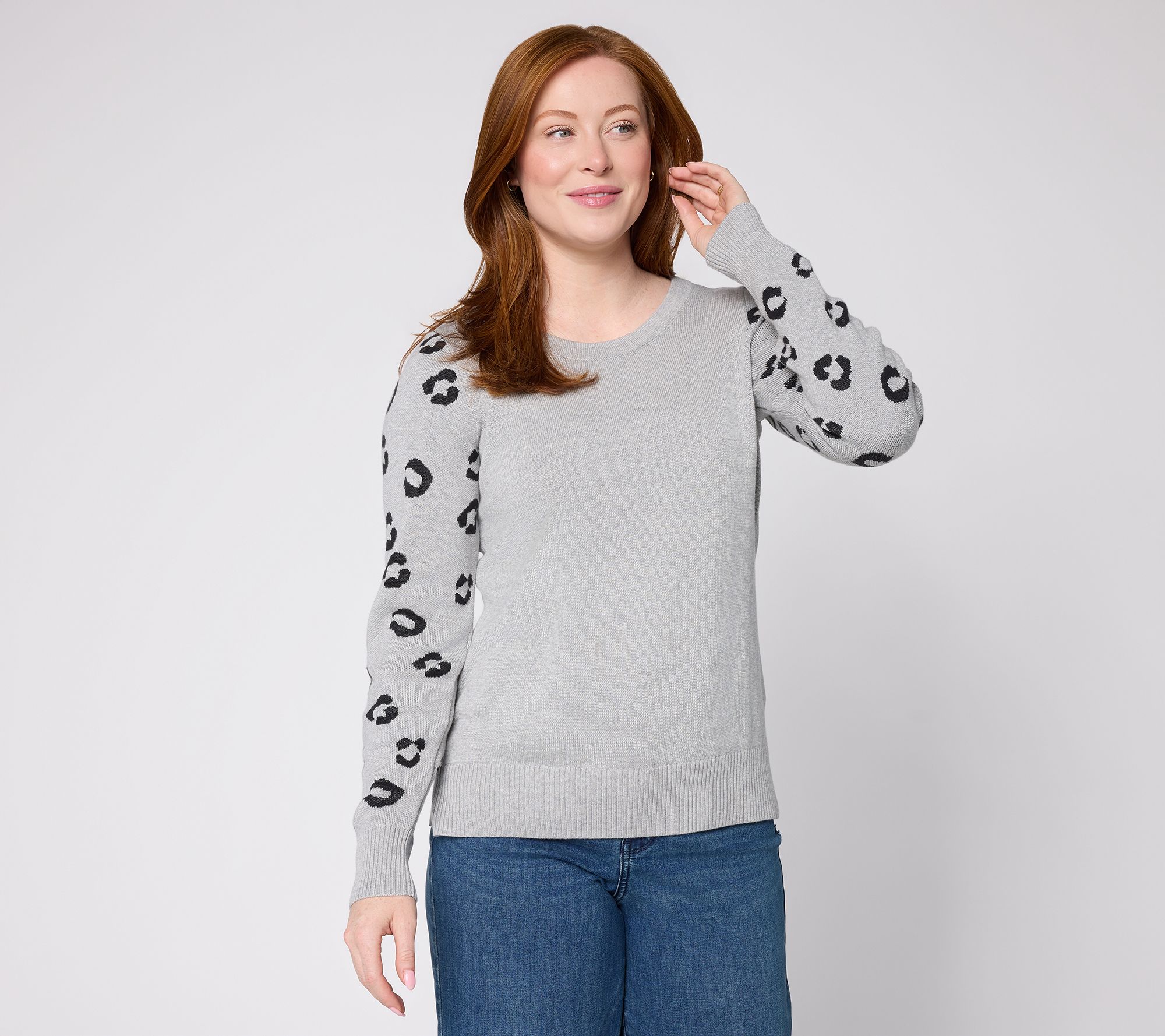 "As Is" Belle by Kim Gravel Leopard Kiss Sweater