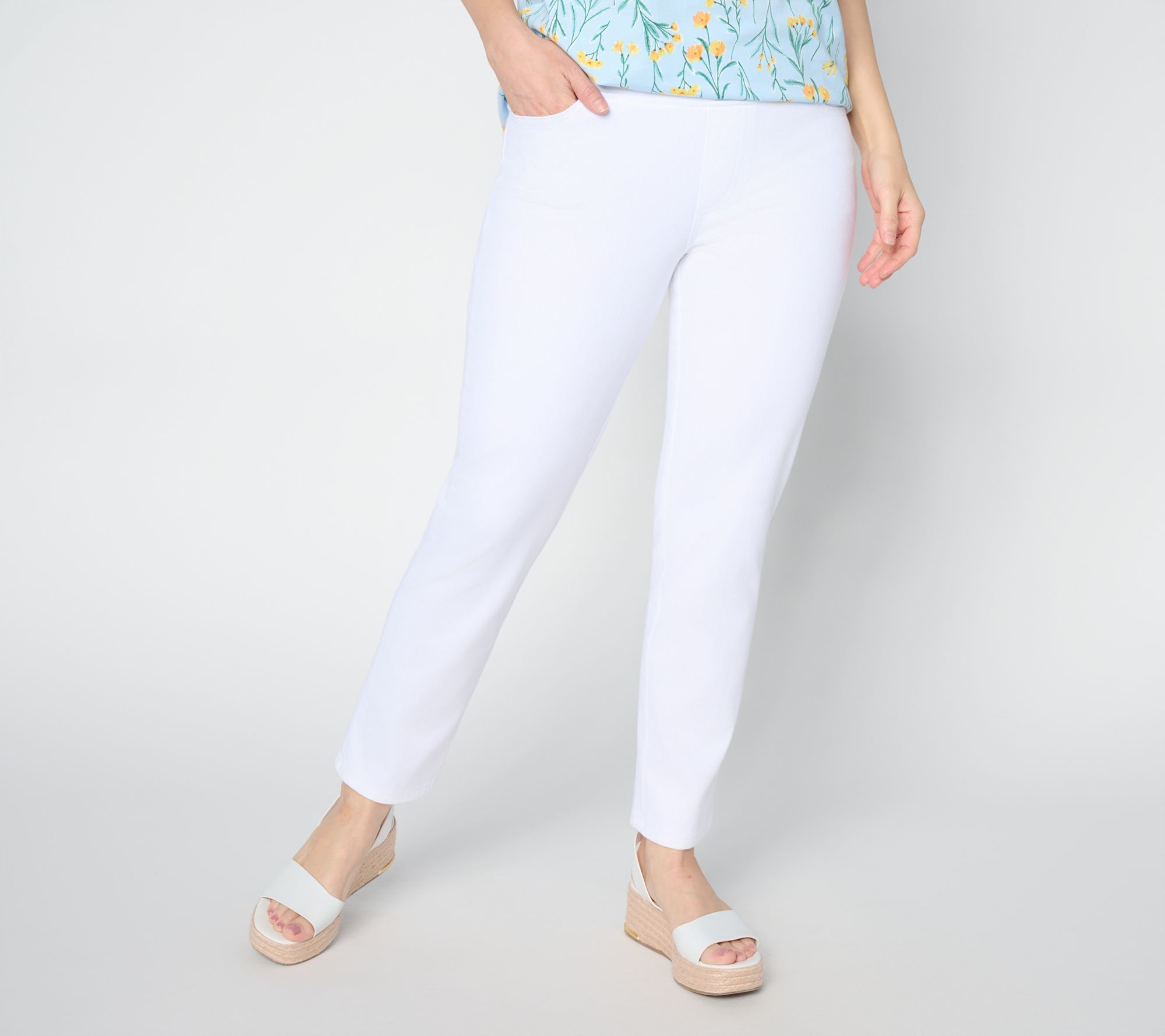 "As Is" Belle Beach by Kim Gravel Regular Delray Denim Ankle Jean