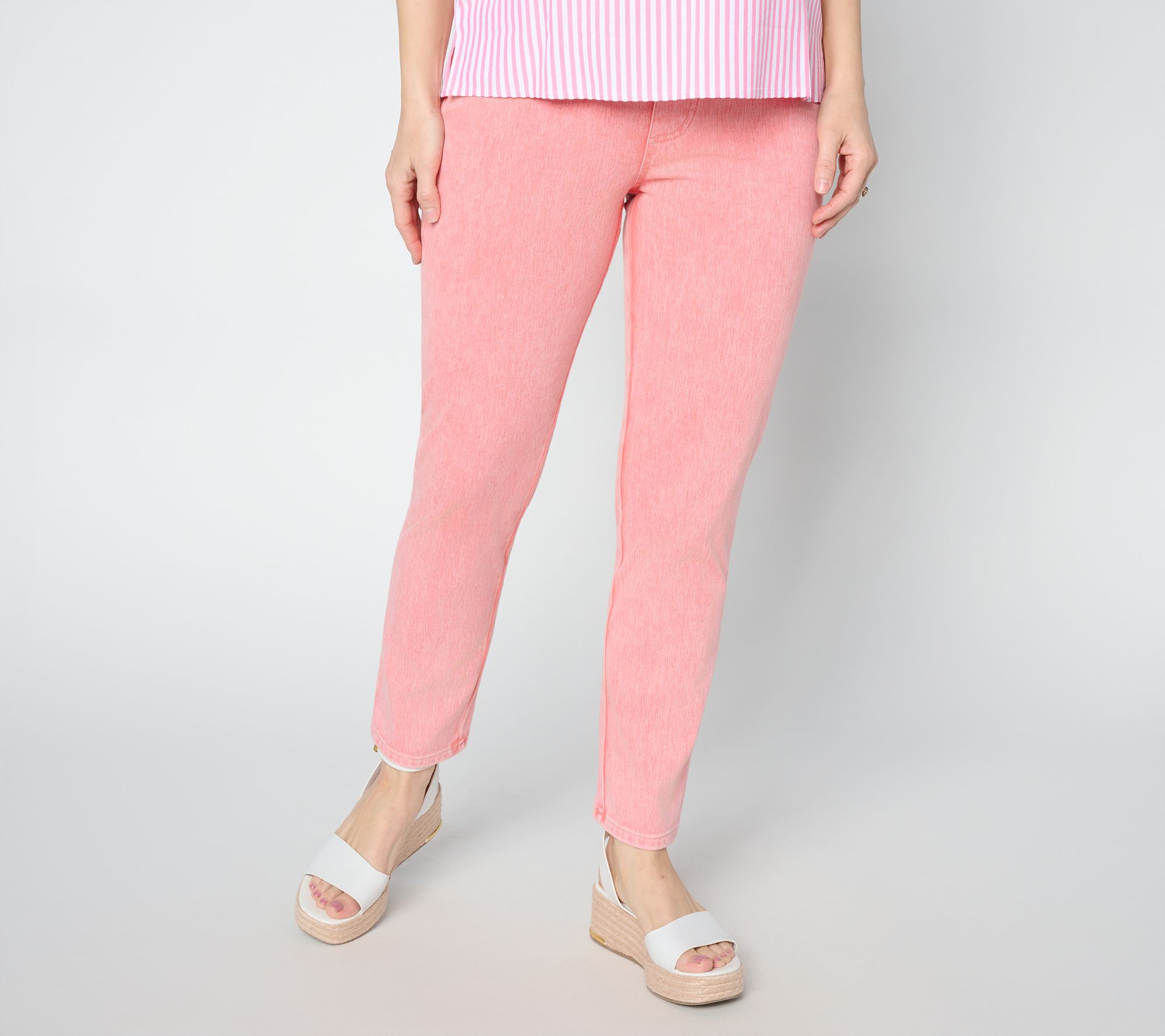 "As Is" Belle Beach by Kim Gravel Regular Delray Denim Ankle Jean