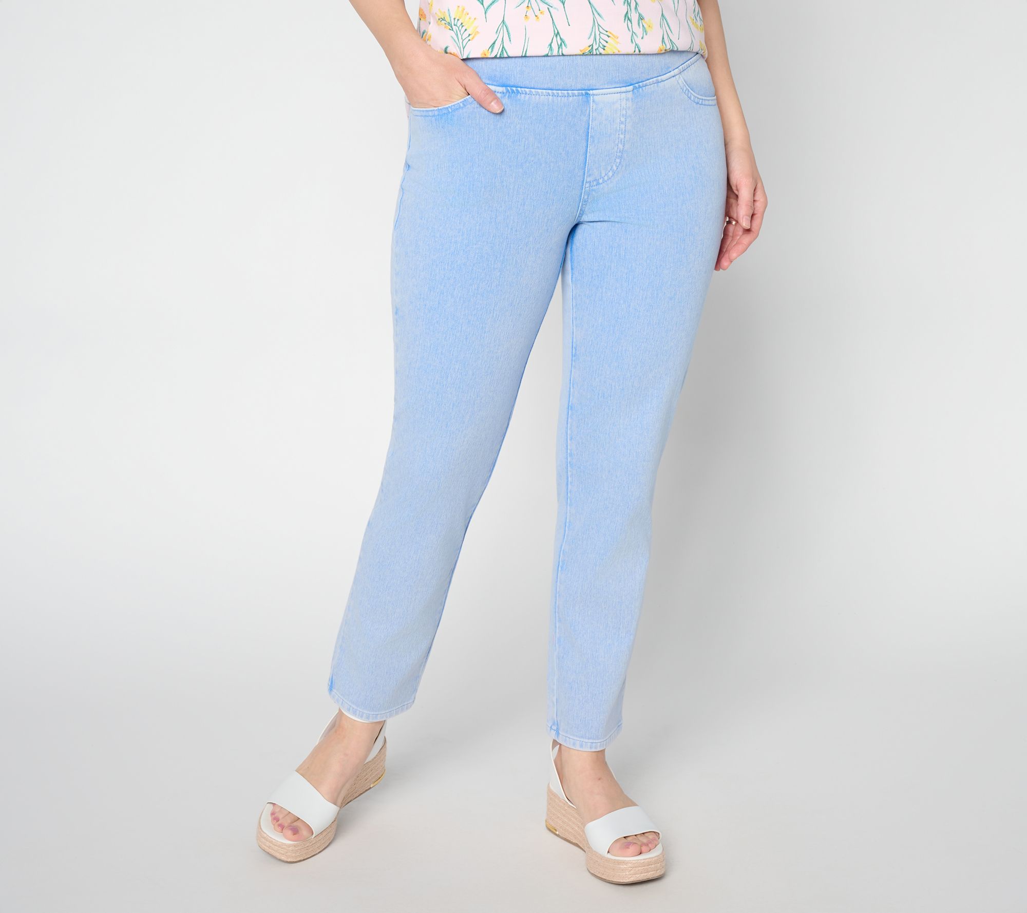 "As Is" Belle Beach by Kim Gravel Regular Delray Denim Ankle Jean