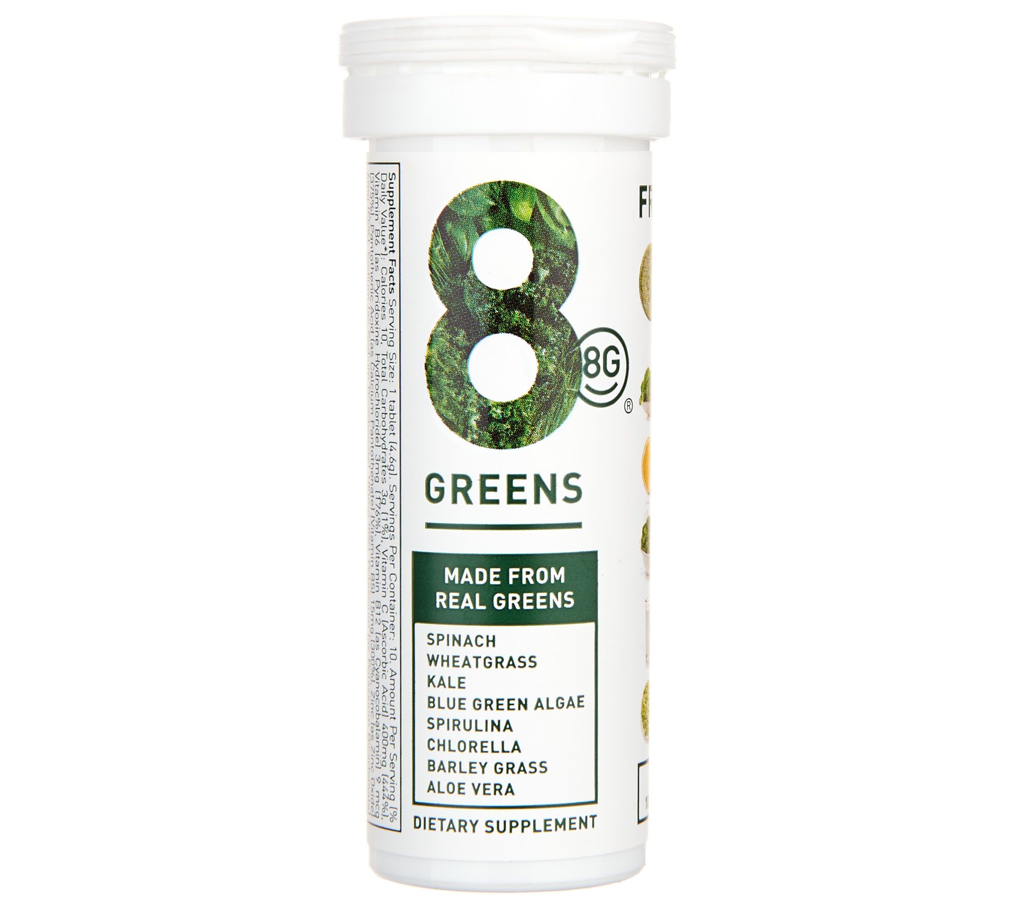 8Greens Effervescent Drink Tablets 60 Count