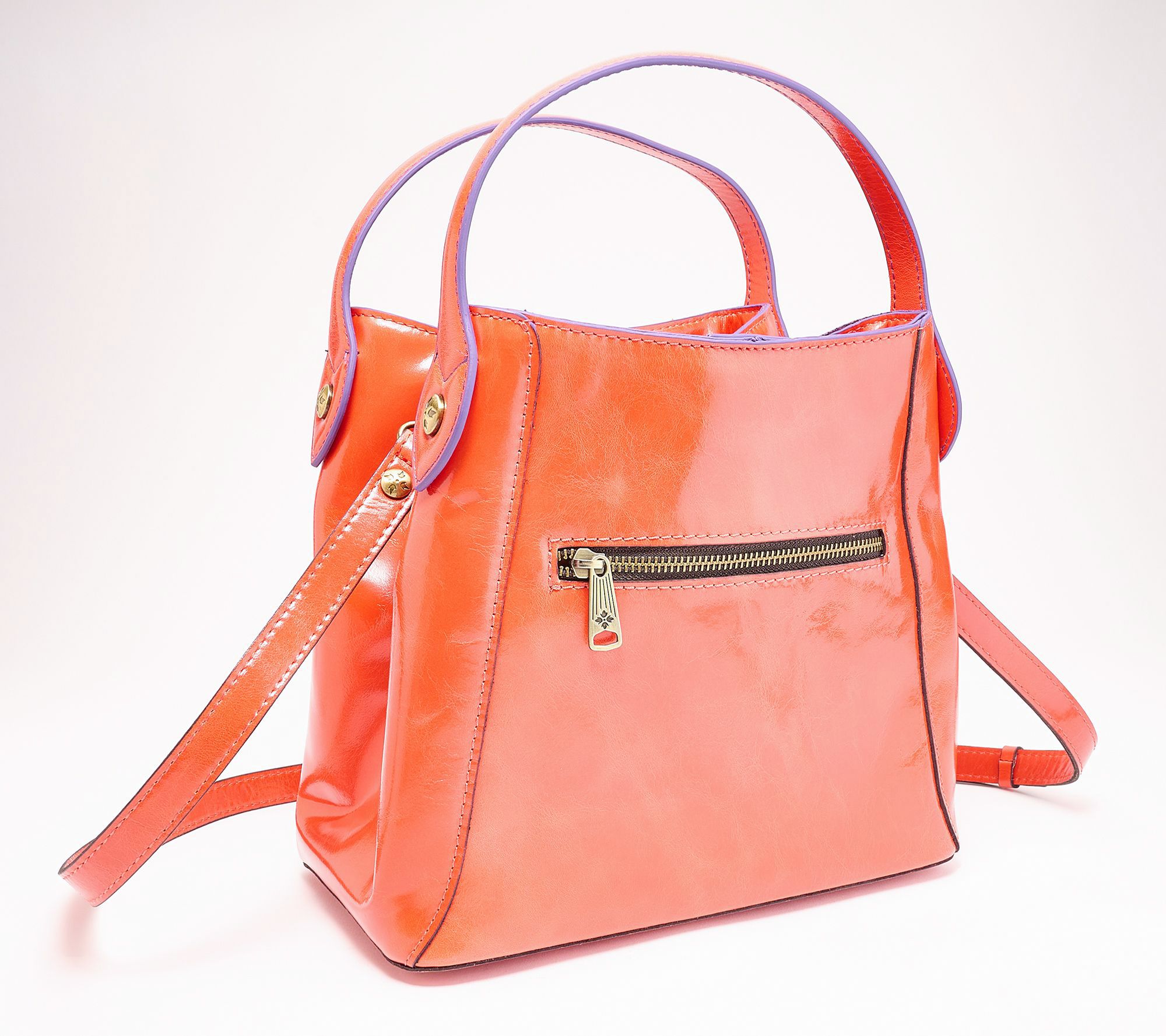 AHDORNED Medium Faux Leather Crossbody with Extra Strap - QVC.com