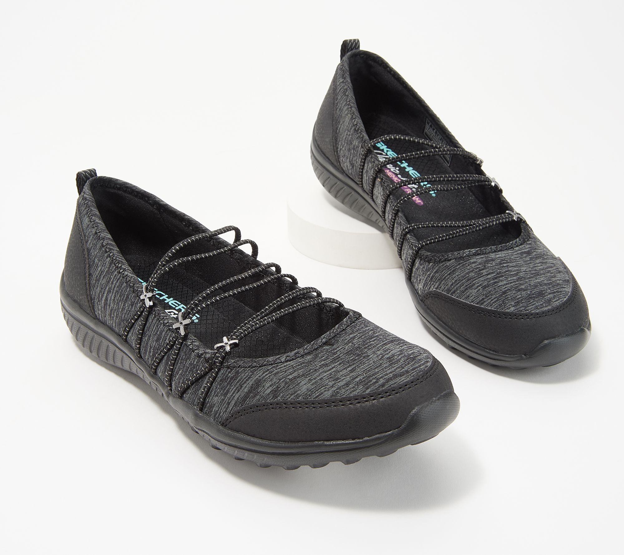 Skechers Heathered Bungee Strap Mary 
