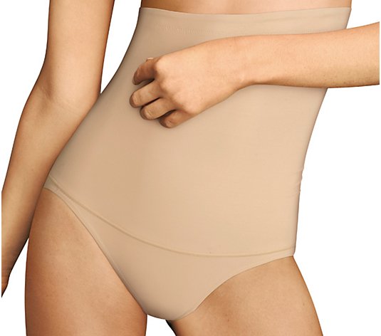 NEW Ladies Black White Skin Control brief hold in High Waist knickers shapewear