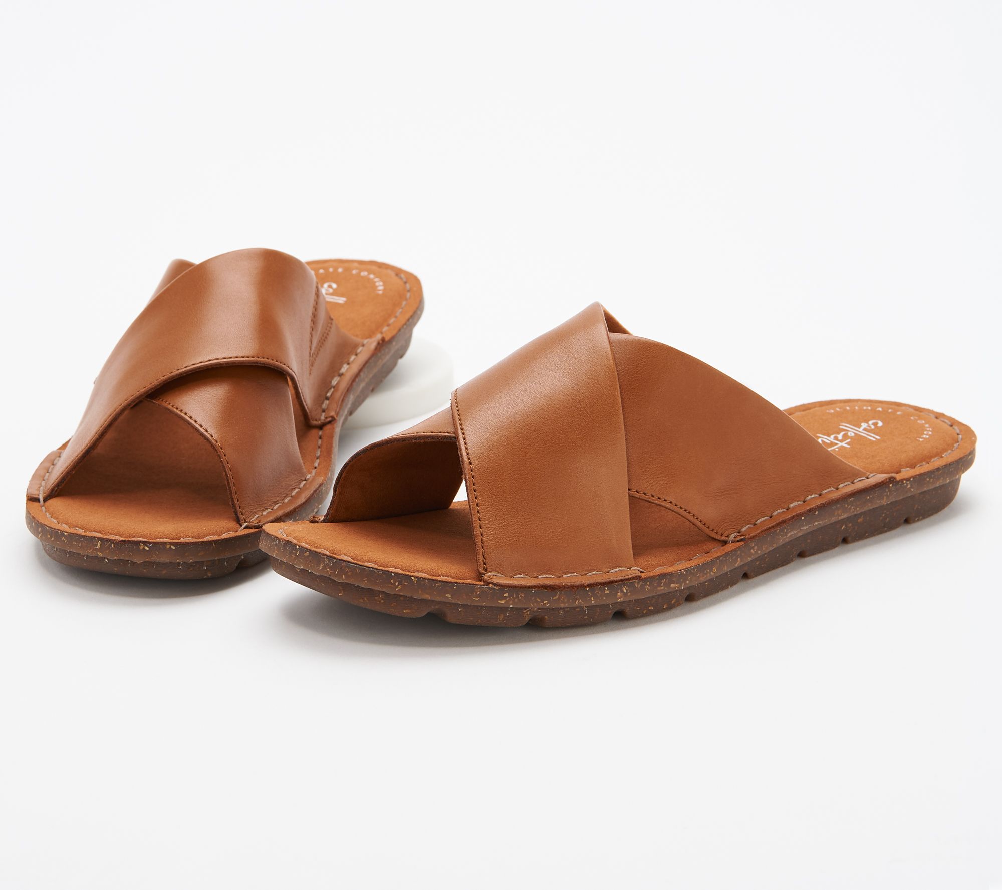qvc clarks slippers