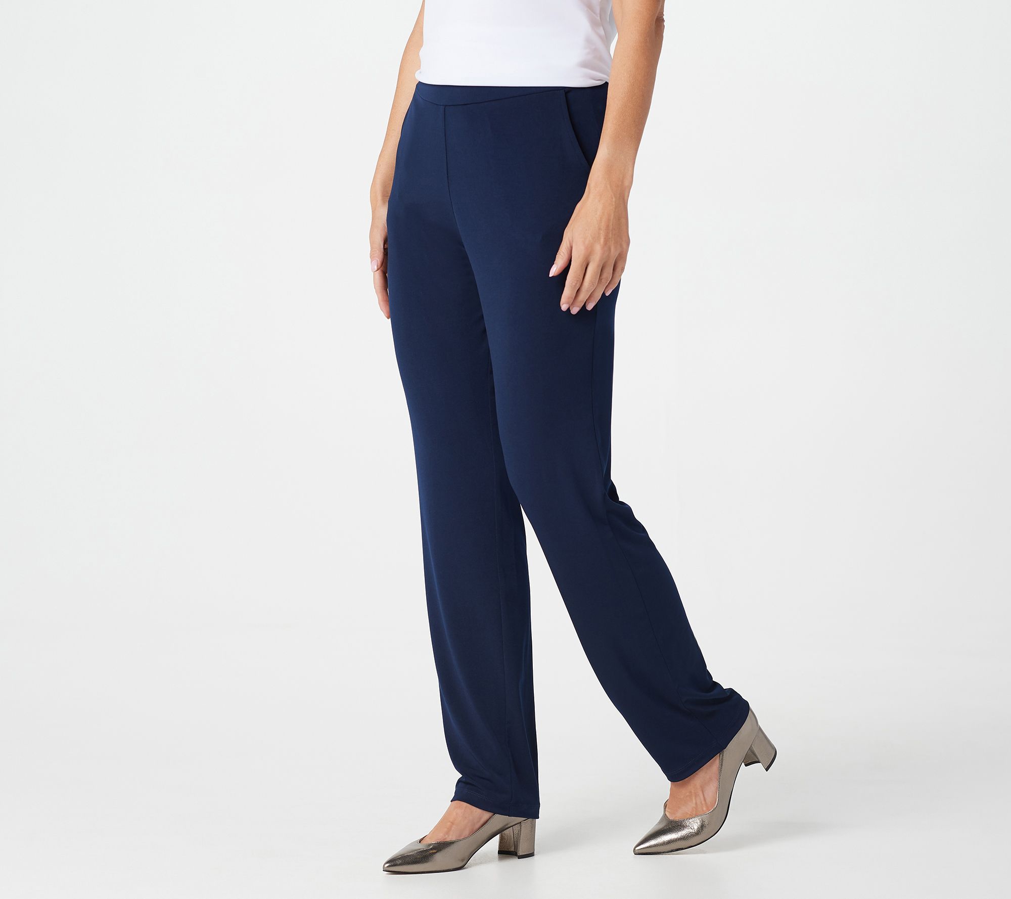 Susan graver liquid 2024 knit petite pants