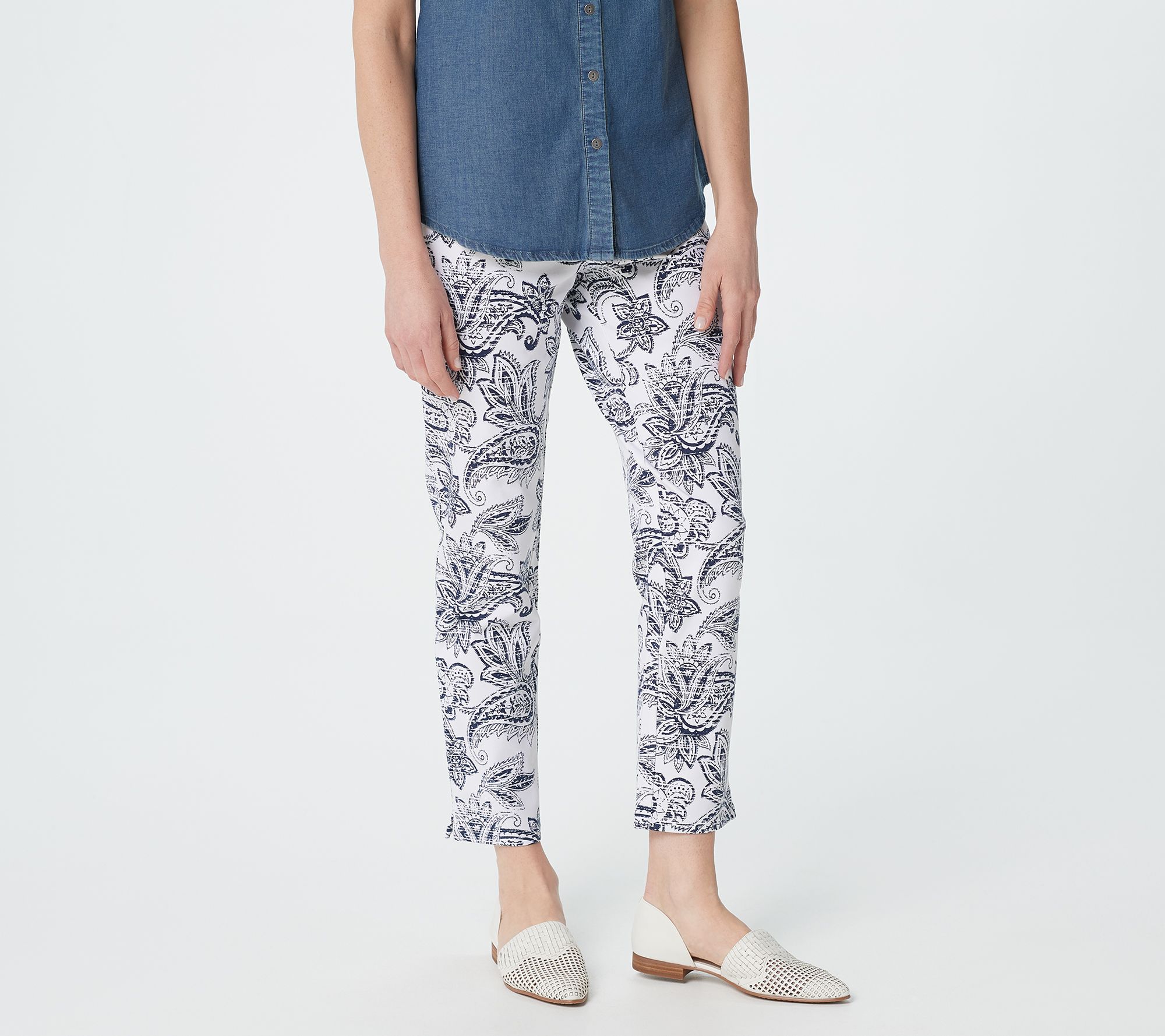 qvc denim and company jogger pants