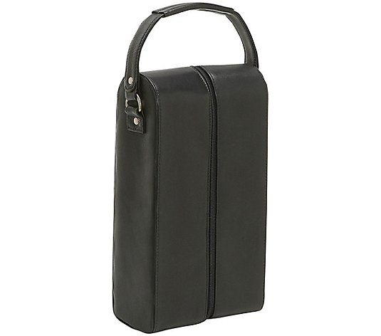 Le Donne Leather Two-Bottle Wine Tote