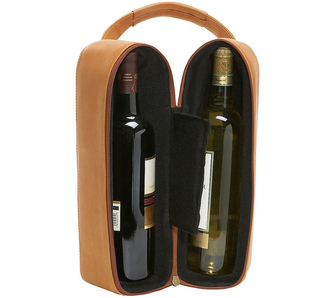 2 bottle wine tote bag