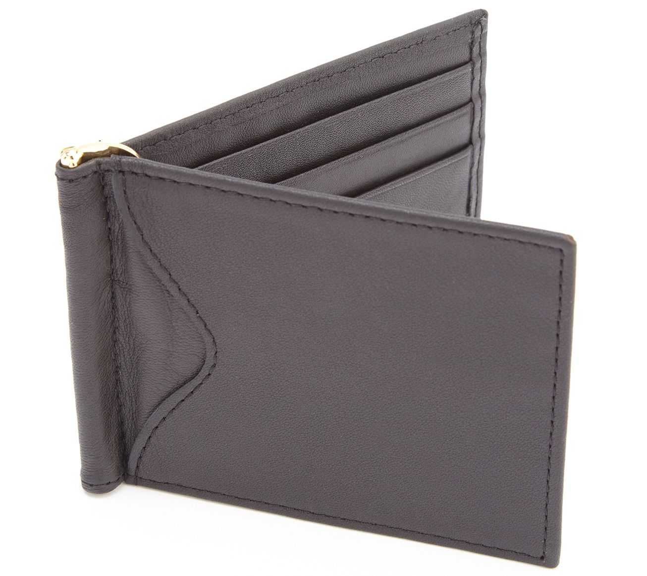 Royce New York Men's Leather Money Clip Walletw/ Outer Pocket - QVC.com
