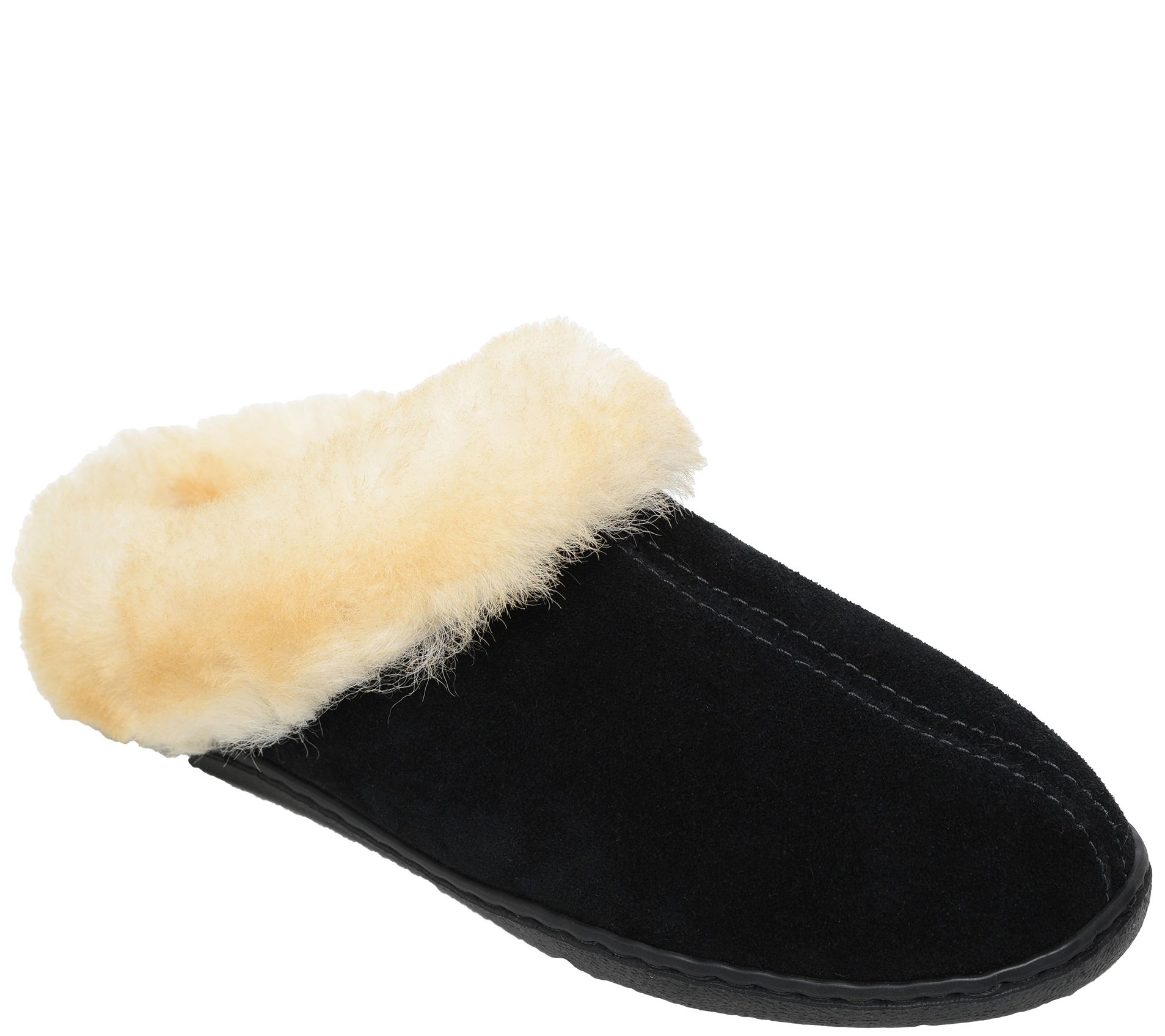 Minnetonka women's sheepskin mule on sale slipper