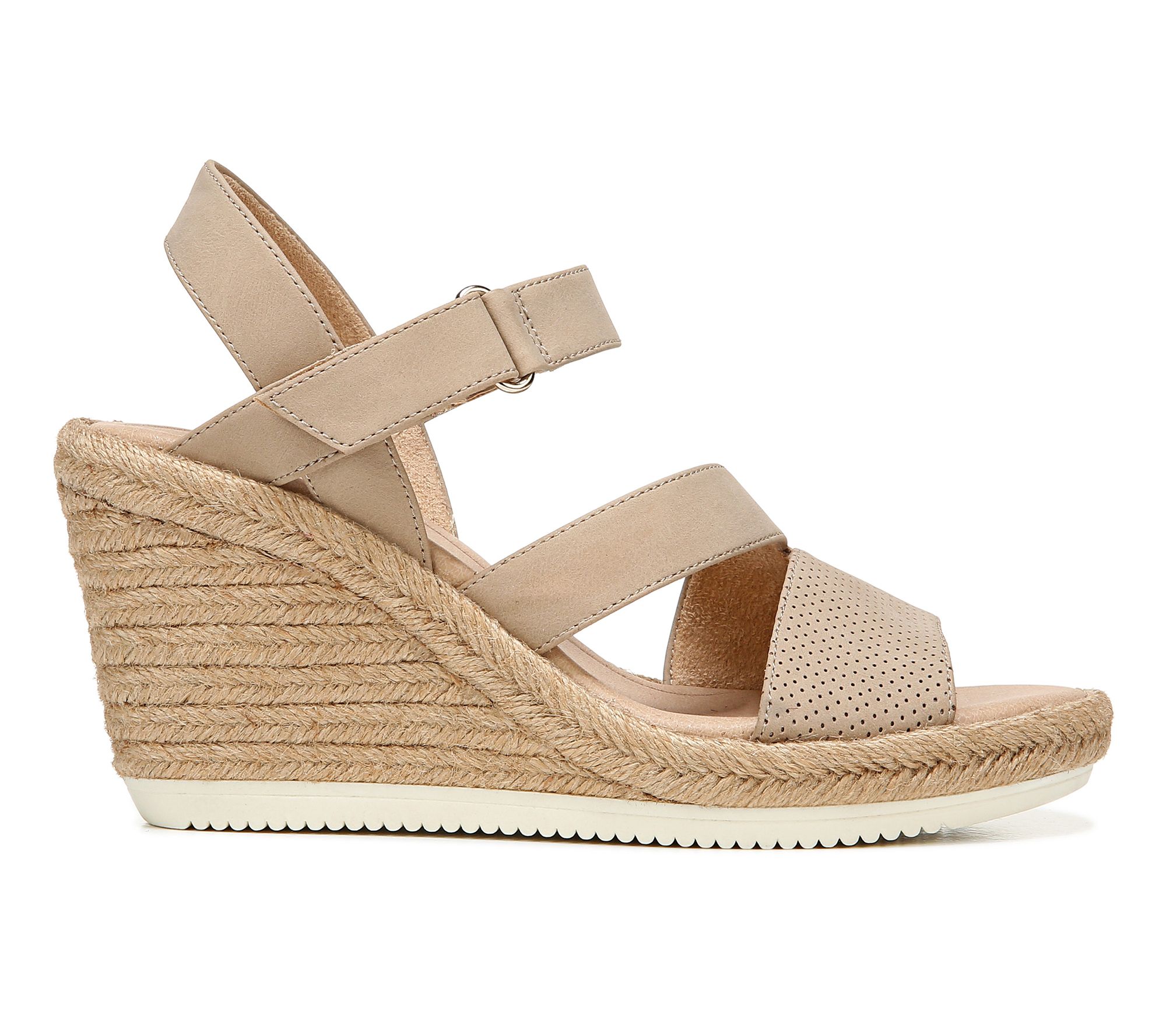 Dr. Scholl's Strappy Espadrille Wedges - Vanity - QVC.com