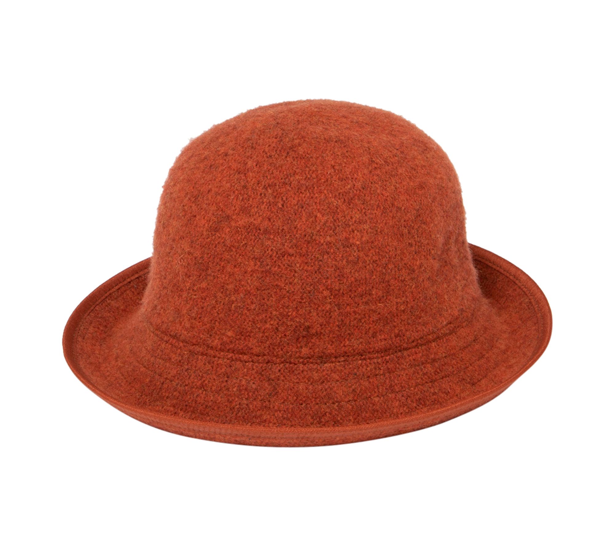 Vintage Hat | Vintage Red Wool Bucket/Cloche Hat
