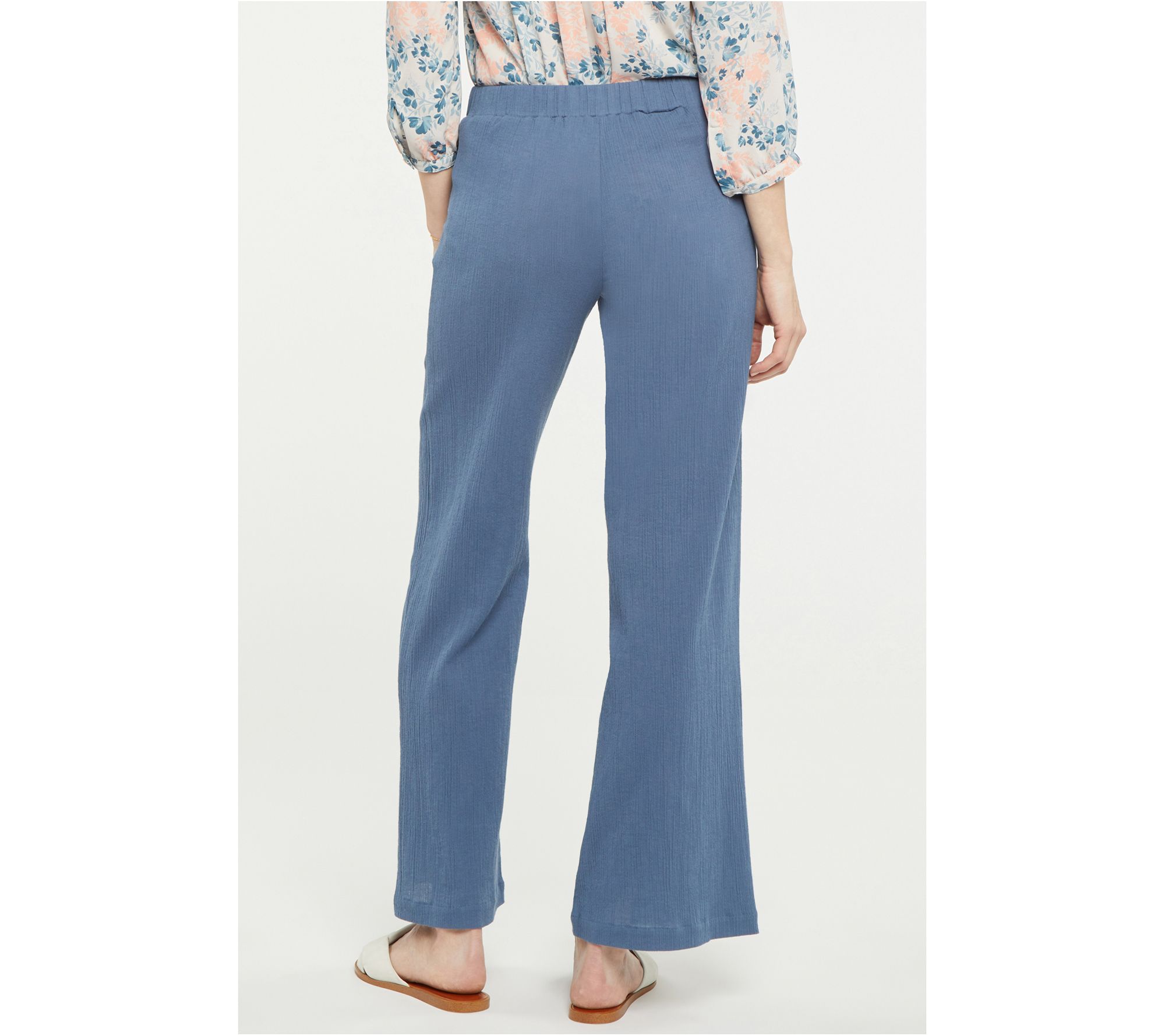 NYDJ Straight PullOn Pants in Cotton Gauze