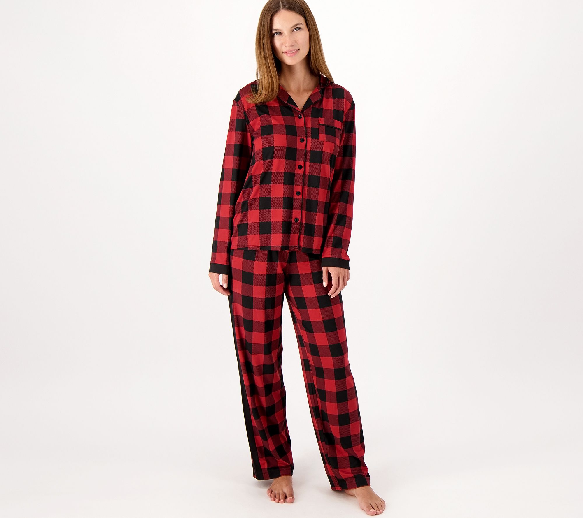 Cuddl Duds Fleecewear with Stretch Tall Jogger Pajama Set 