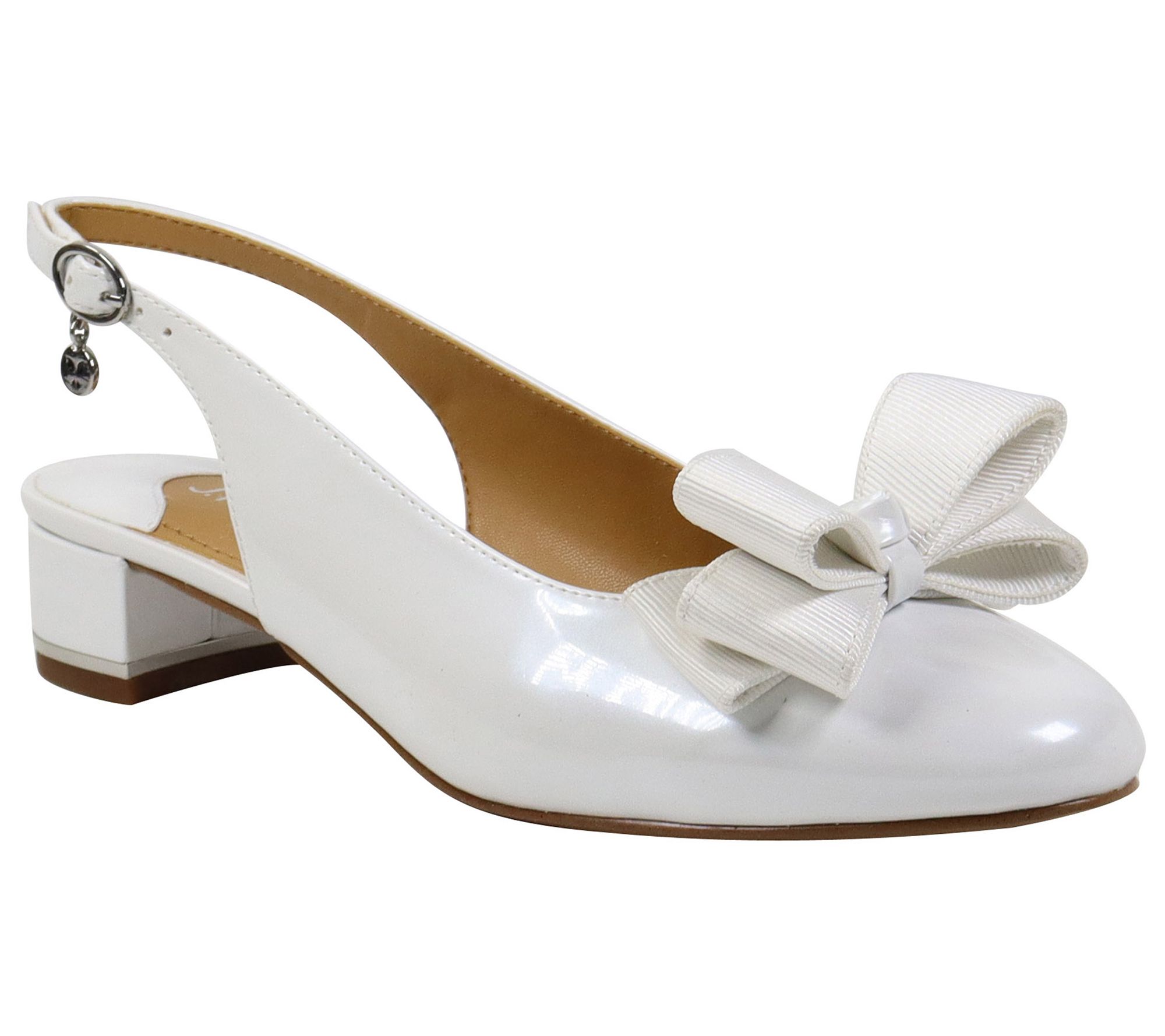 J renee hot sale white pumps