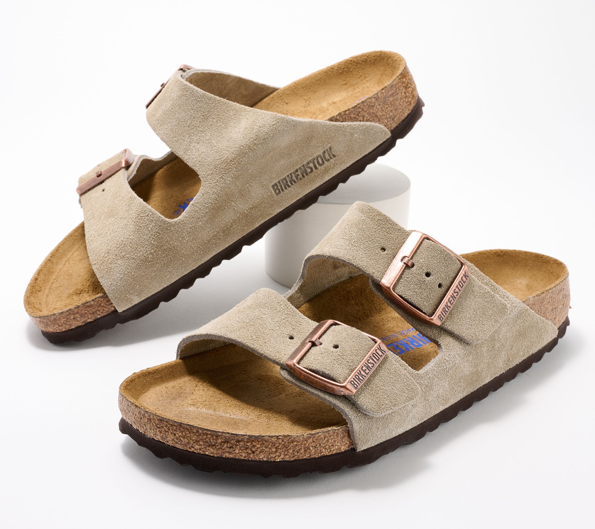 Birkenstock Two-Strap Comfort Footbed Slide Sandal - Arizona