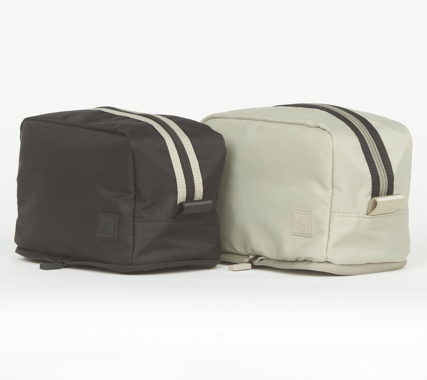 IHKWIP Set of 2 Packable Cosmetic Cases