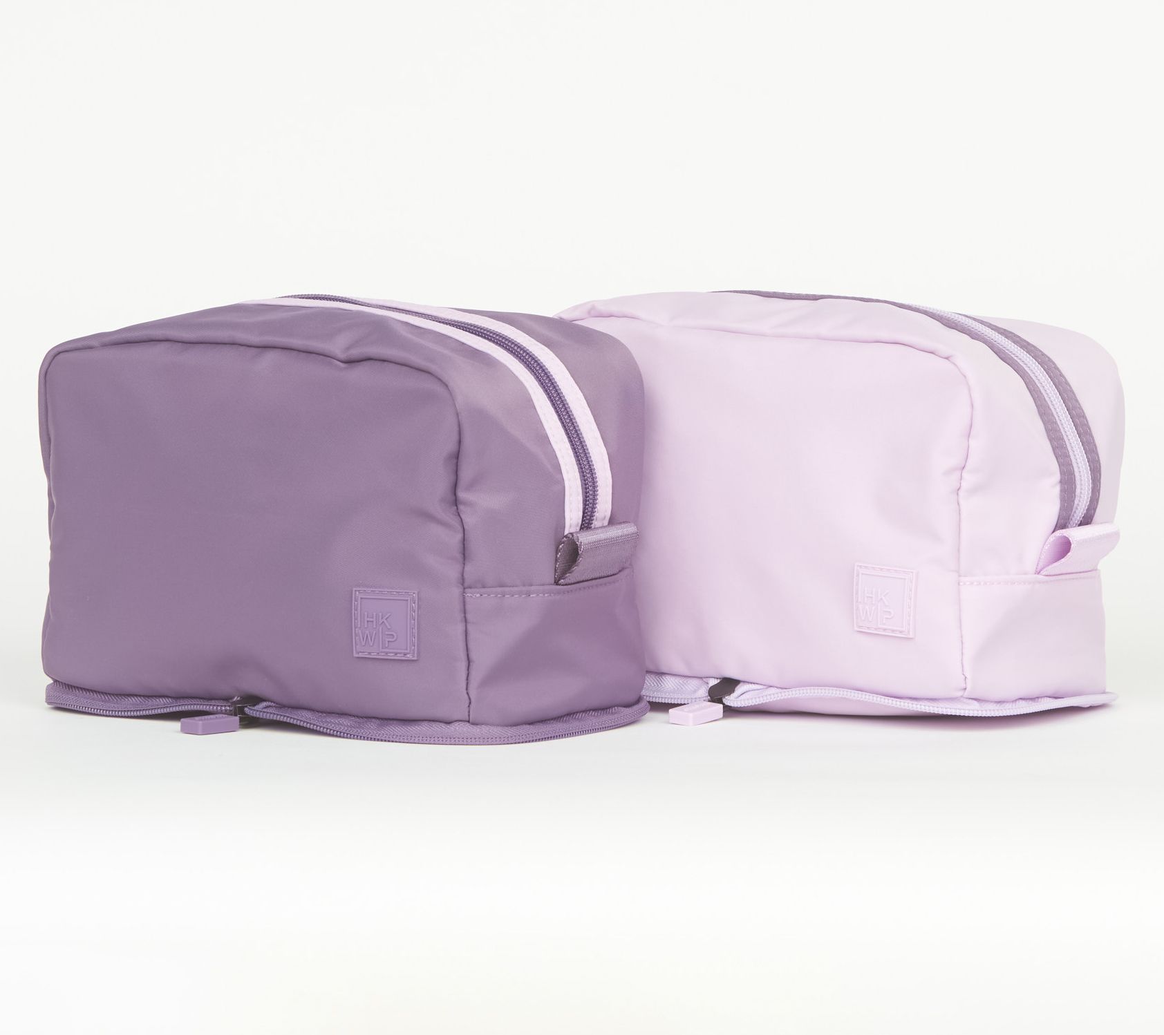 IHKWIP Set of 2 Packable Cosmetic Cases