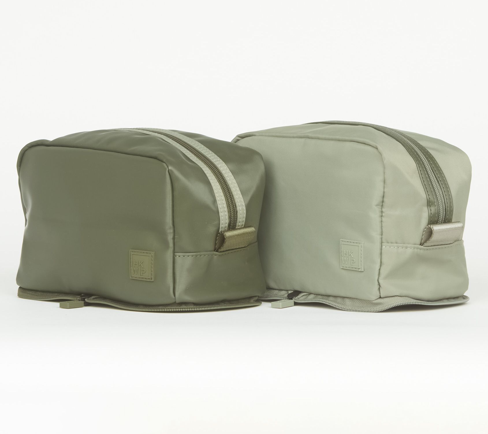 IHKWIP Set of 2 Packable Cosmetic Cases