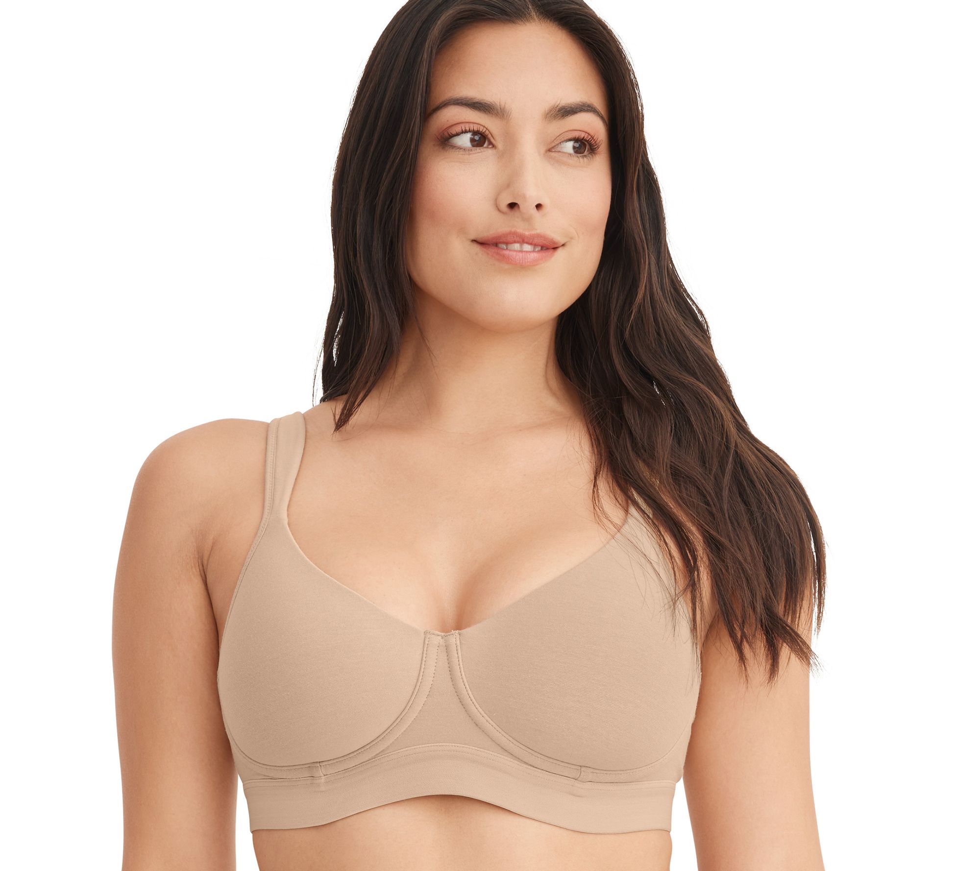 Cuddl Duds Intimates Modal Seamless Front Hook Wirefree Bra 