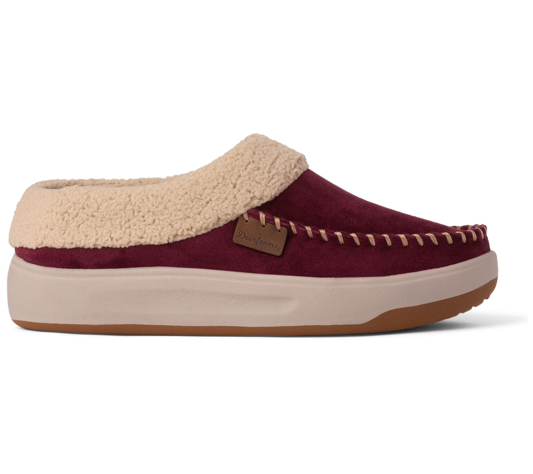 Dearfoams Women's Slip On Water-Friendly Clog -Maple - QVC.com