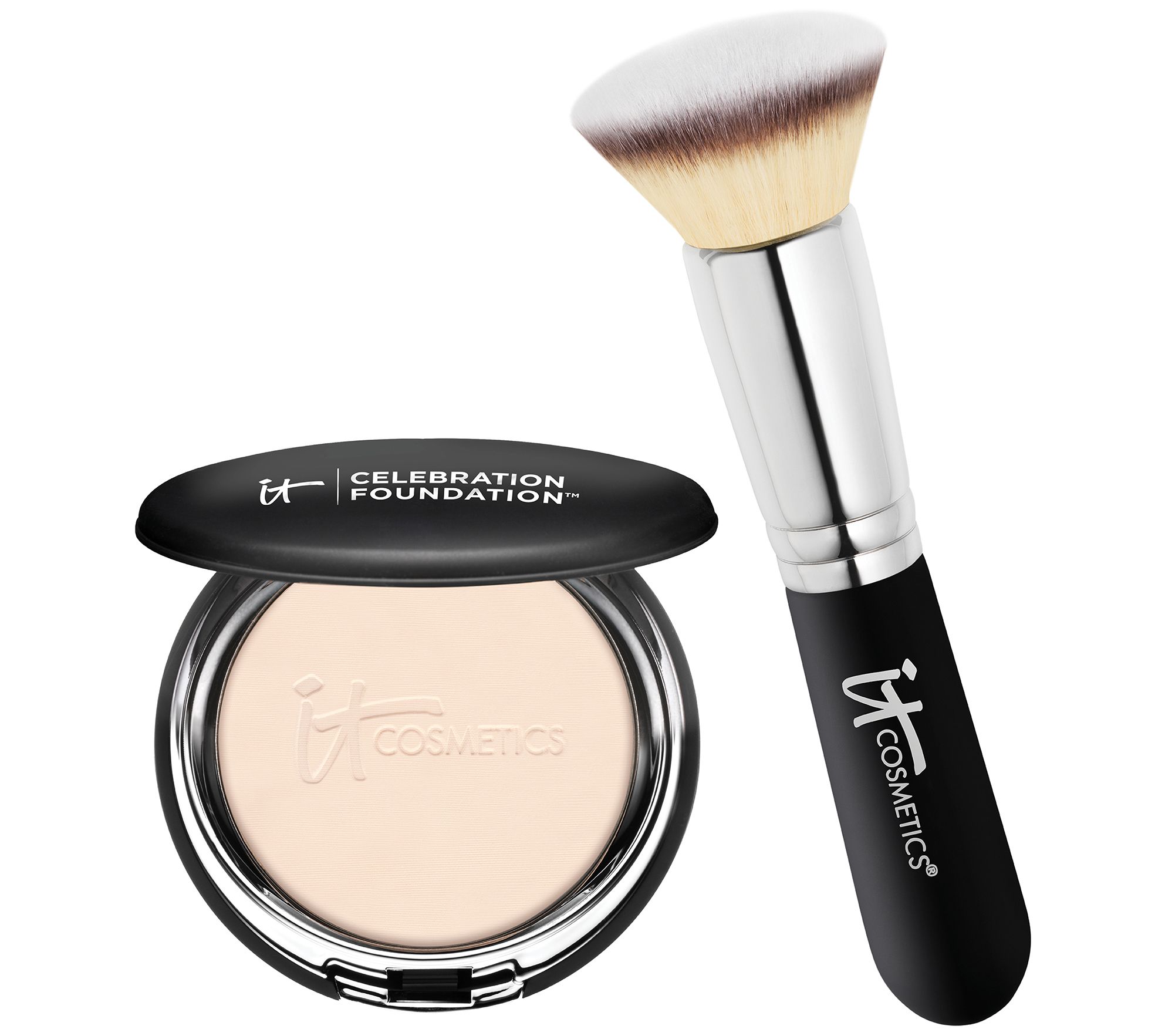 IT Cosmetics Celebration Powder Foundation with Brush