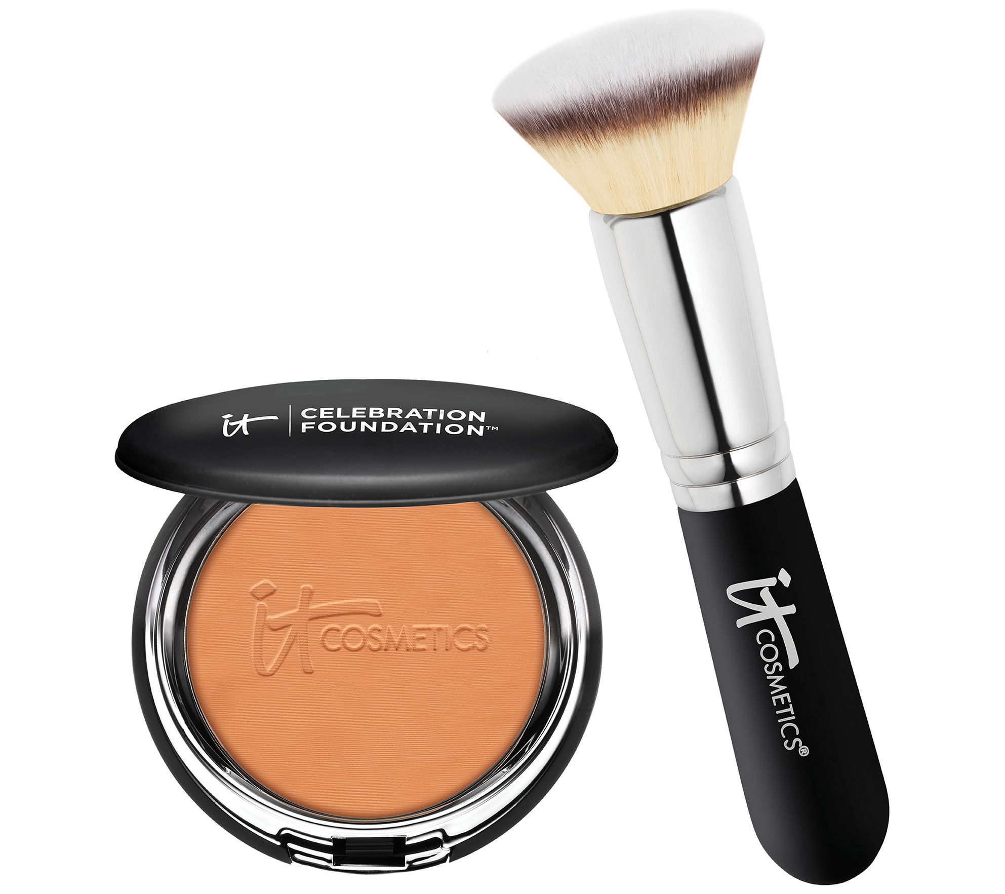 IT Cosmetics Celebration Powder Foundation with Brush