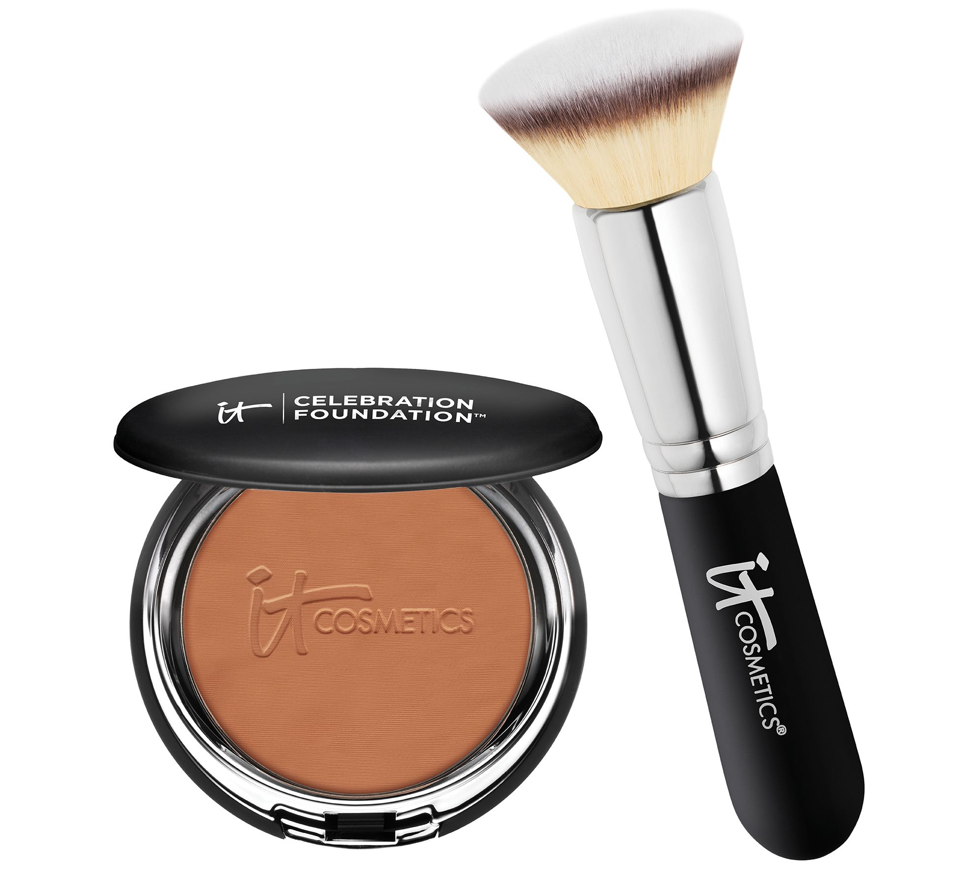 IT Cosmetics Celebration Powder Foundation with Brush