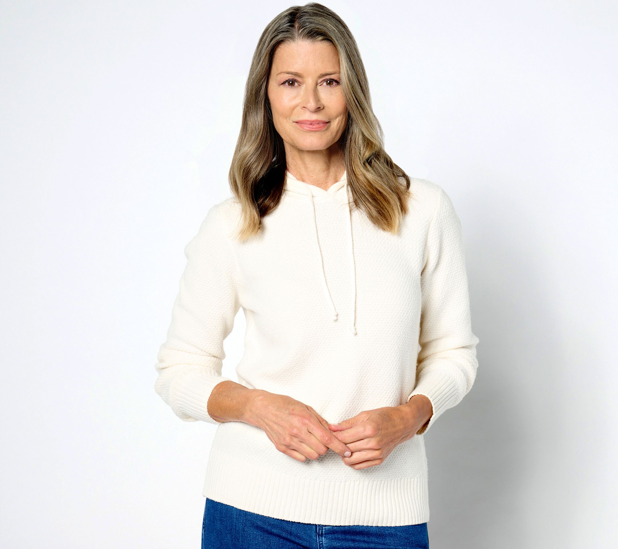 Me by Jennie Garth Pebble Sweater Hoodie