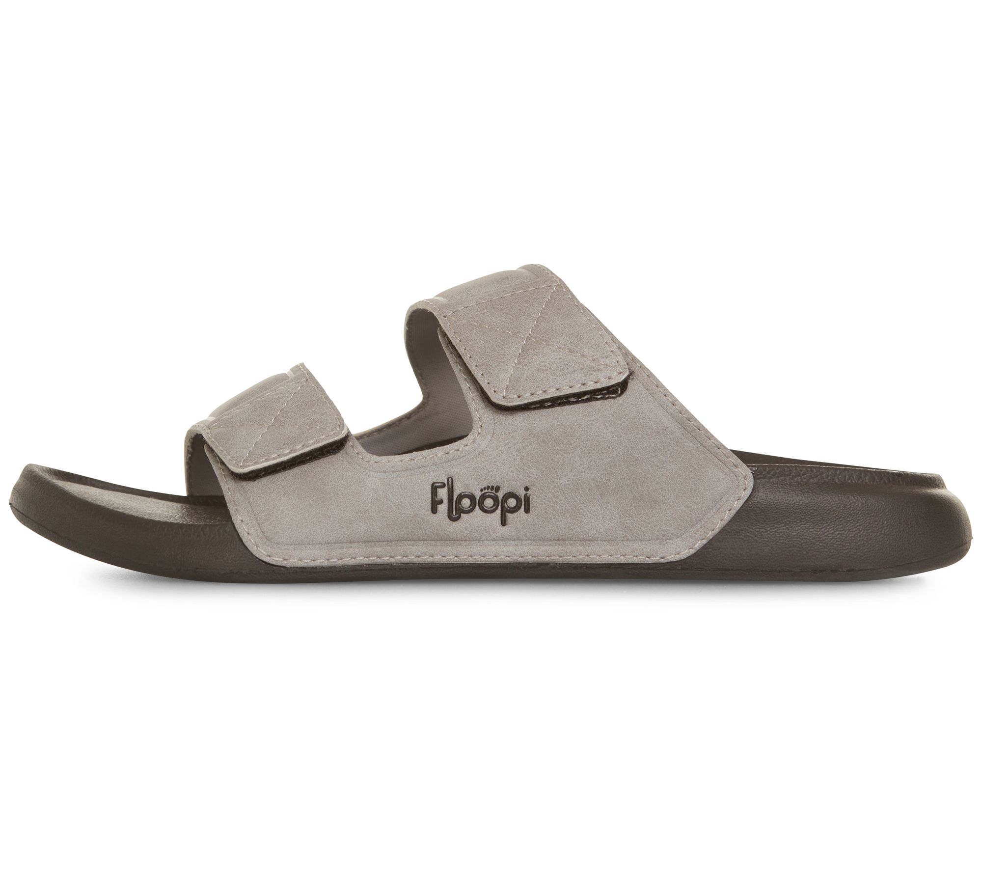 Floopi Men's Noah Adjustable Vegan Leather Slide Sandal
