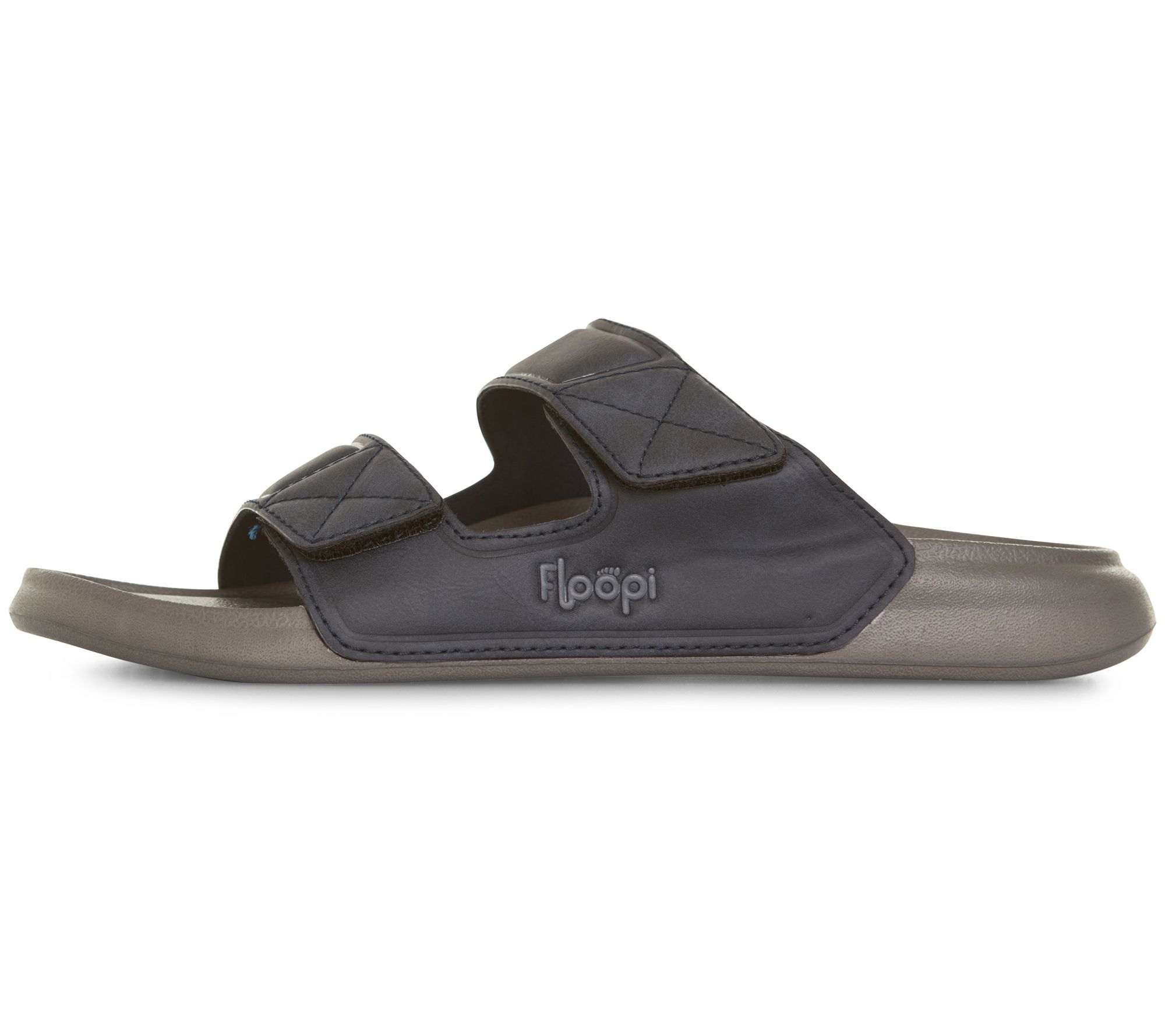 Floopi Men's Noah Adjustable Vegan Leather Slide Sandal