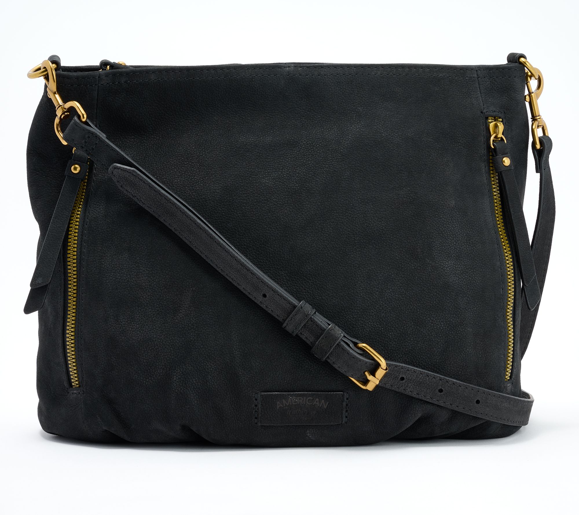 American Leather Co. Nubuck Leather Ella Crossbody