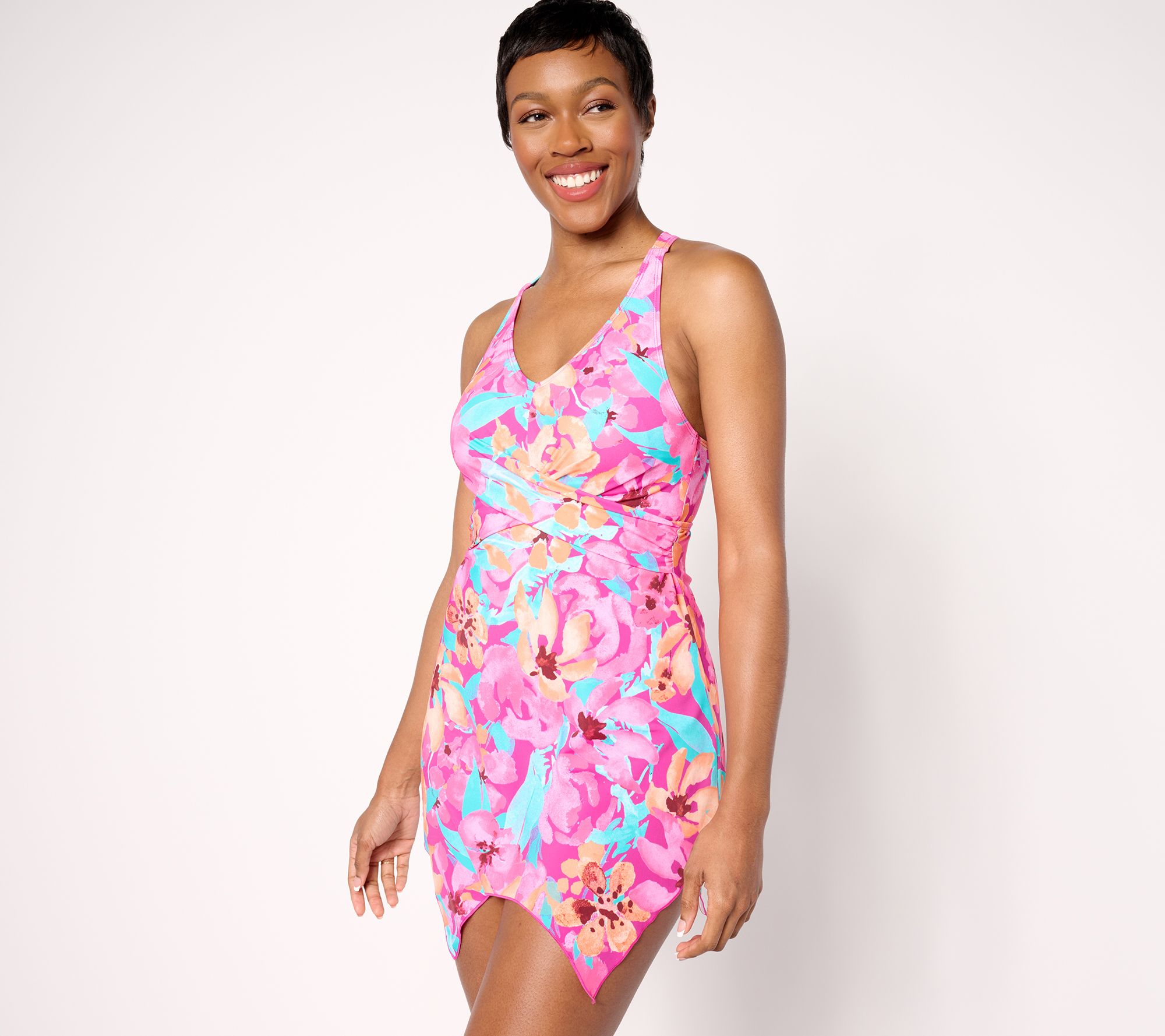 Handkerchief swim dress on sale