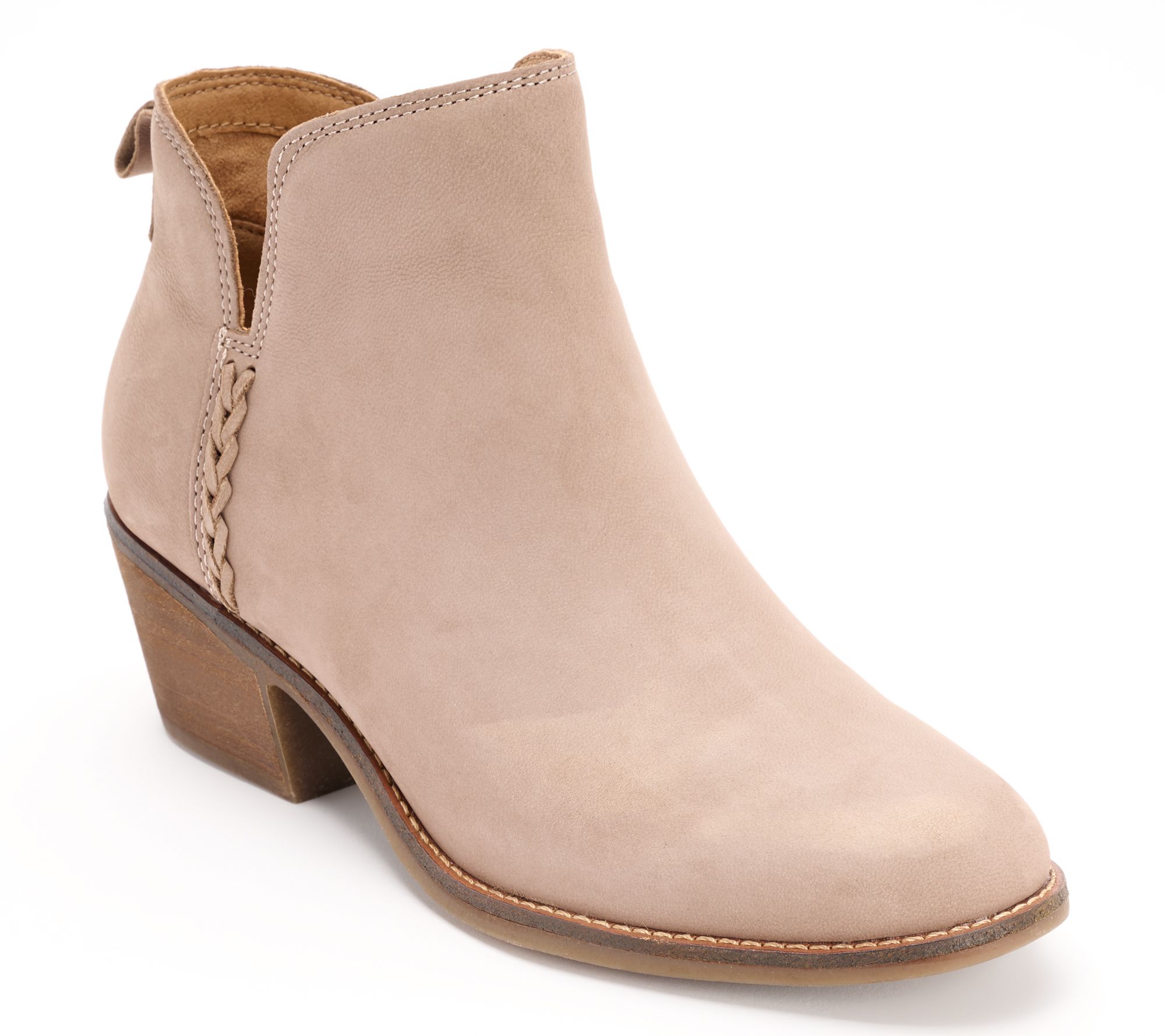 Earth Leather Ankle Booties Marisole QVC