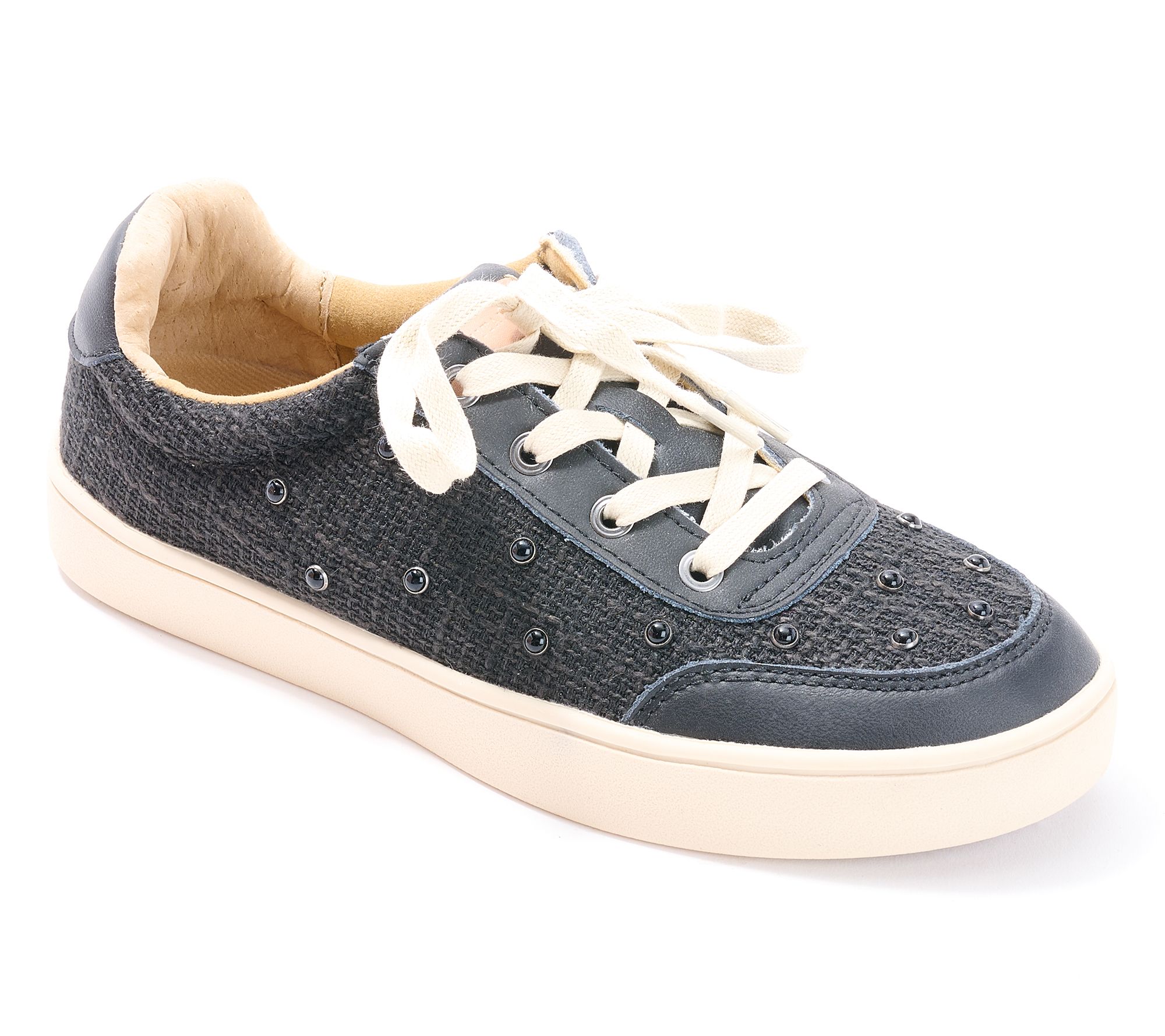 Revitalign Orthotic Pearl-Embellished Lace Up Sneakers