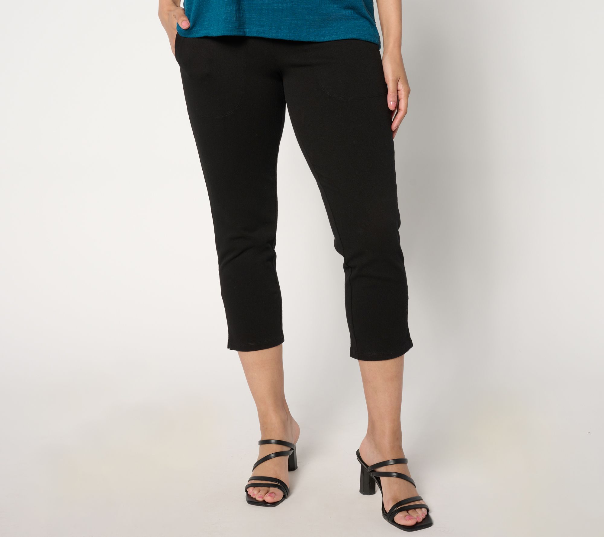 "As Is" Women With Control Tall Prime Stretch Denim Crop Pants