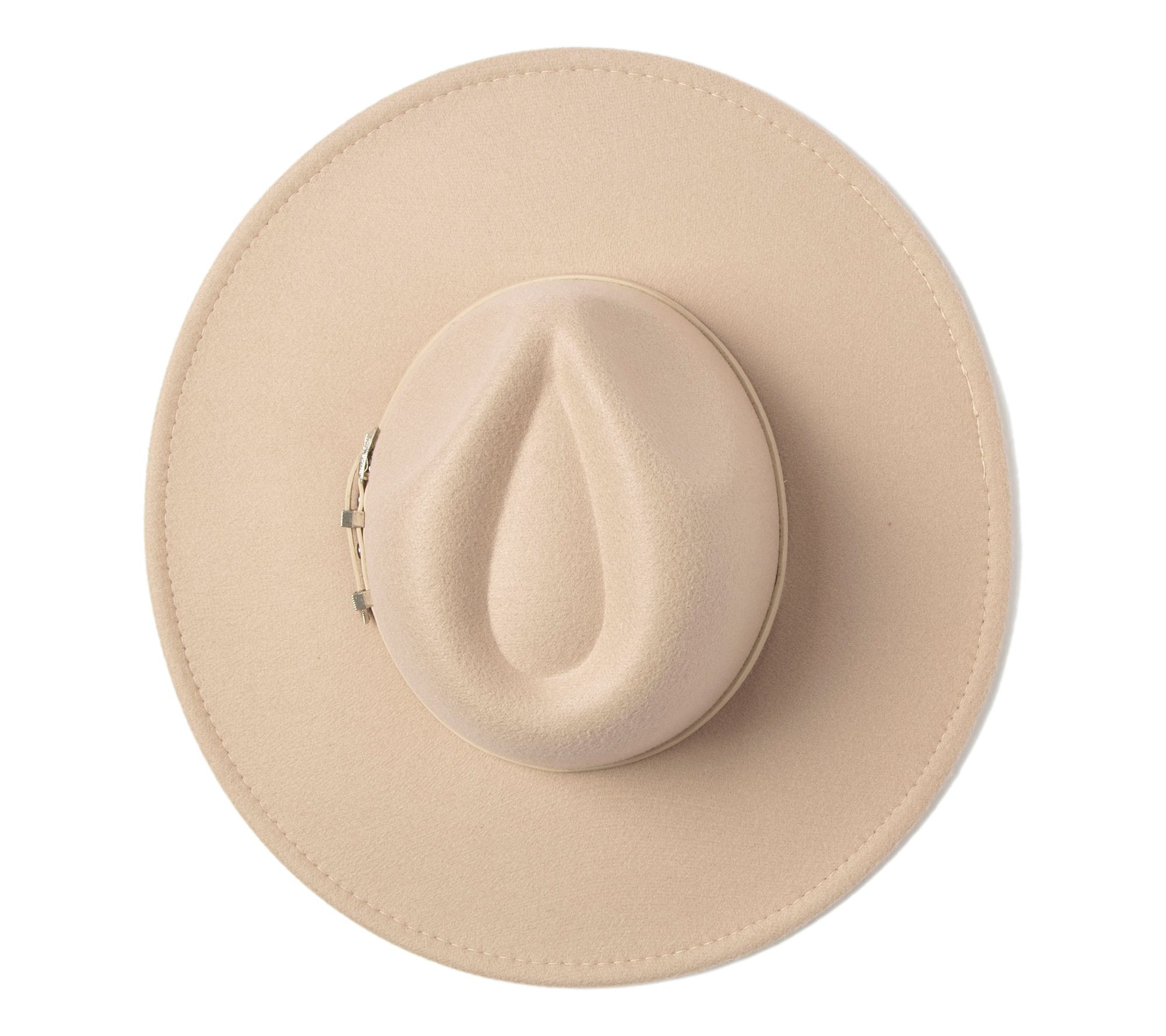 Chapeau Fedora San Diego Hat Co. Marron En Laine Avec Plumes - Taille Unique Femme, Occasion En Excellent état