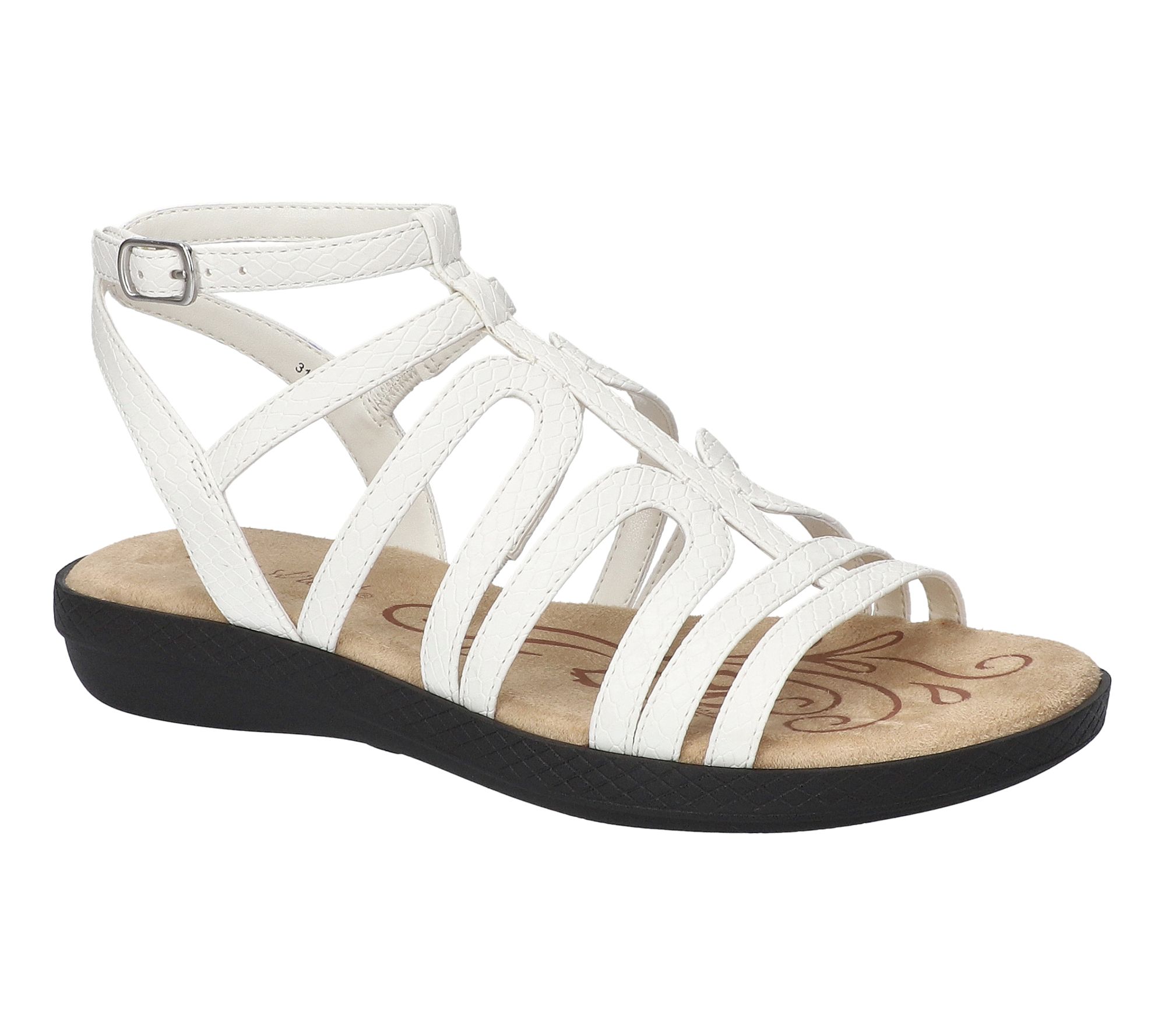 Easy Street Gladiator Sandals - Daylily